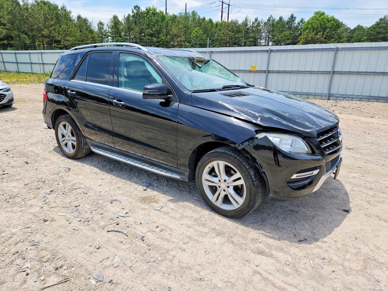 2015 Mercedes-benz Ml 350 4matic Black vin: 4JGDA5HB2FA455772