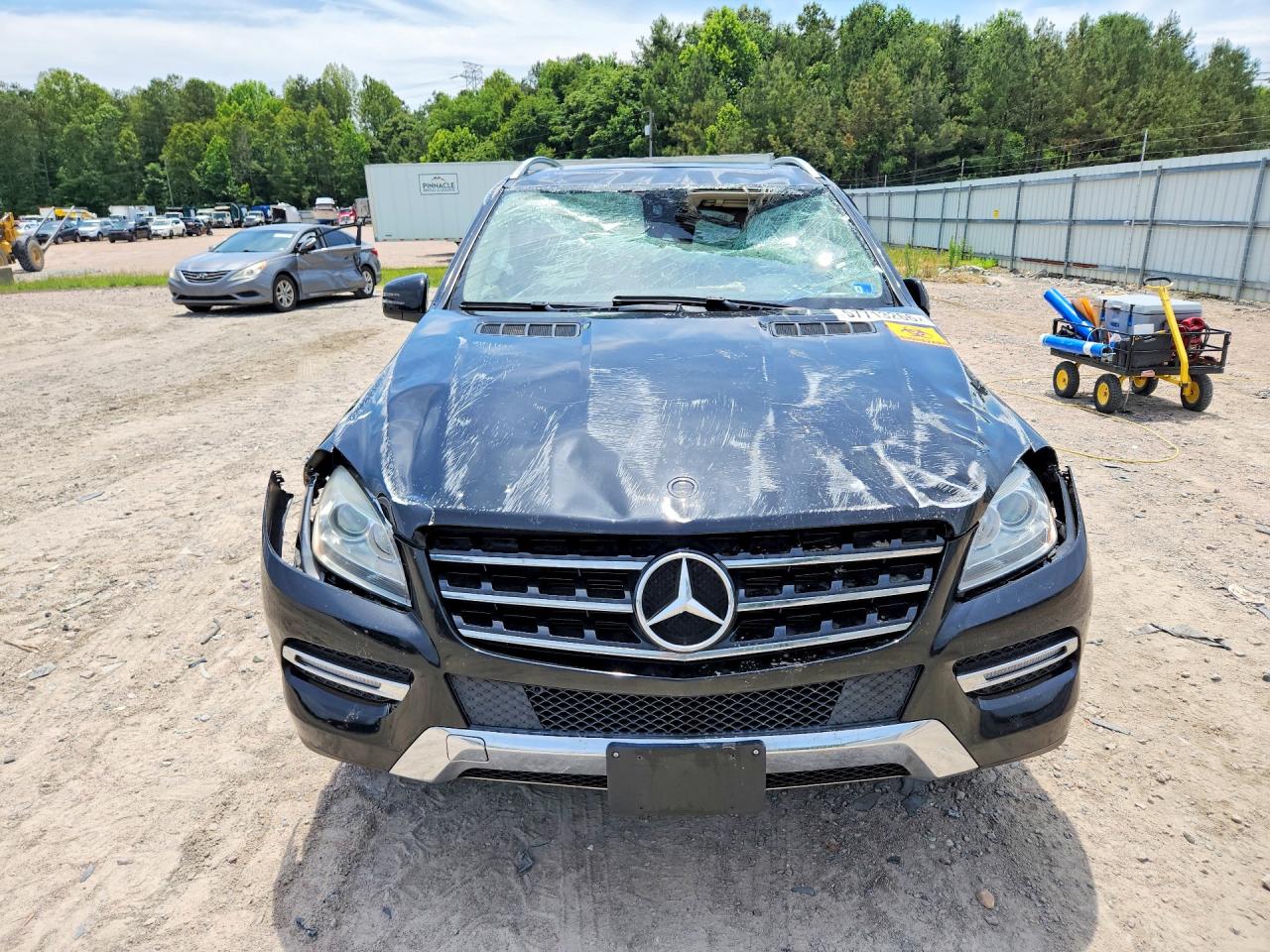 2015 Mercedes-benz Ml 350 4matic Black vin: 4JGDA5HB2FA455772
