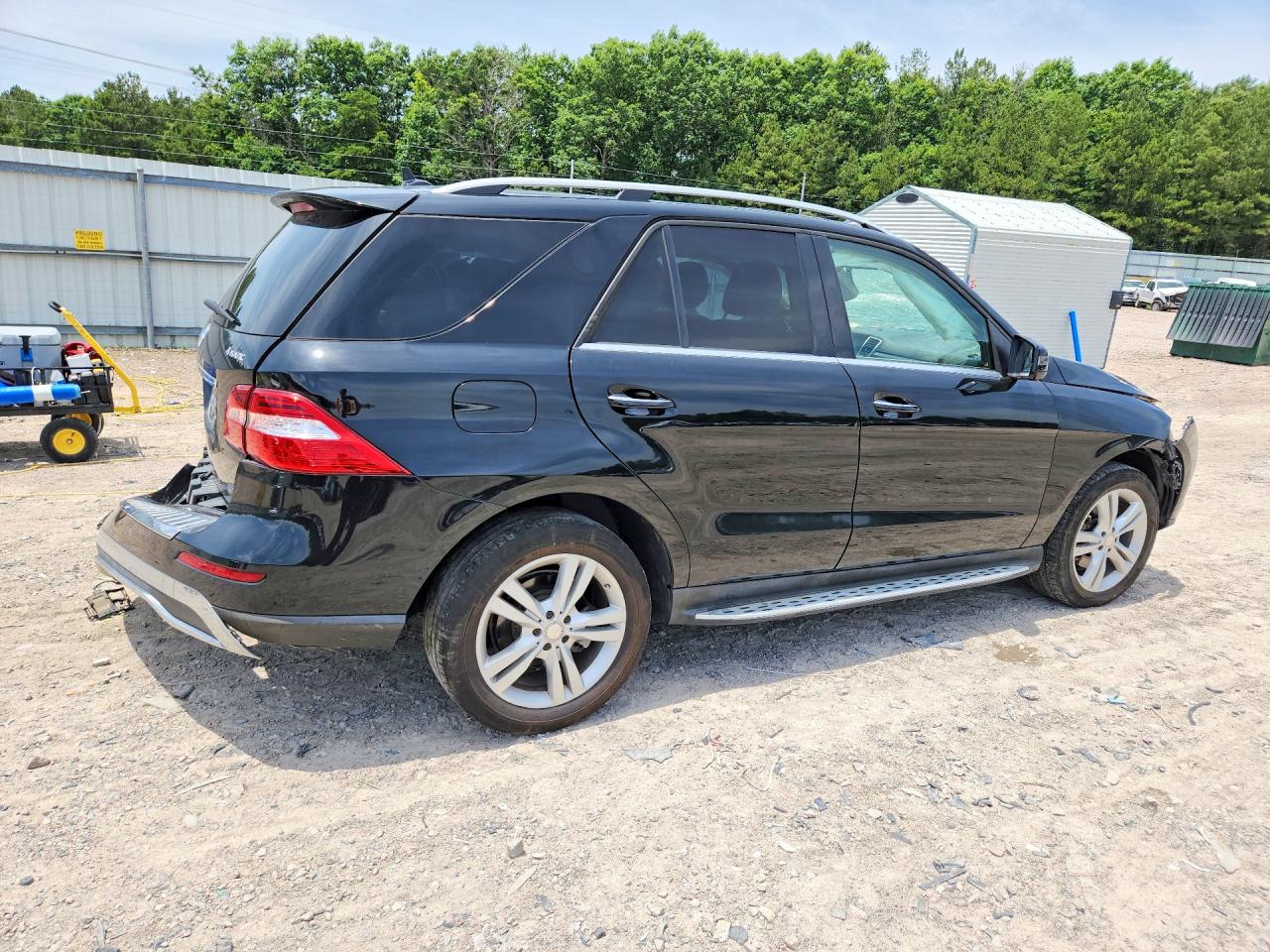 2015 Mercedes-benz Ml 350 4matic Black vin: 4JGDA5HB2FA455772