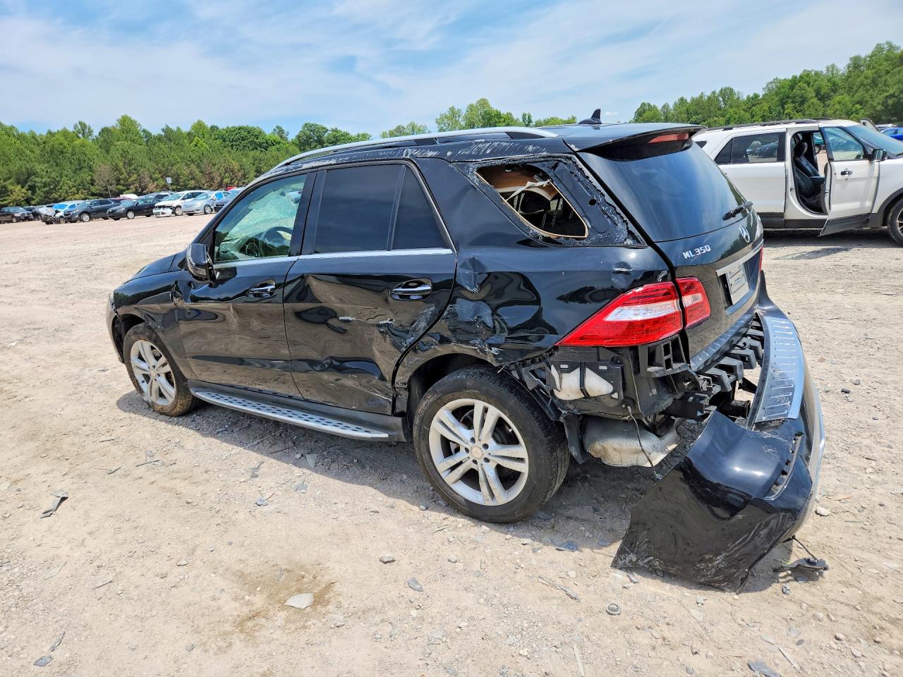 2015 Mercedes-benz Ml 350 4matic Black vin: 4JGDA5HB2FA455772