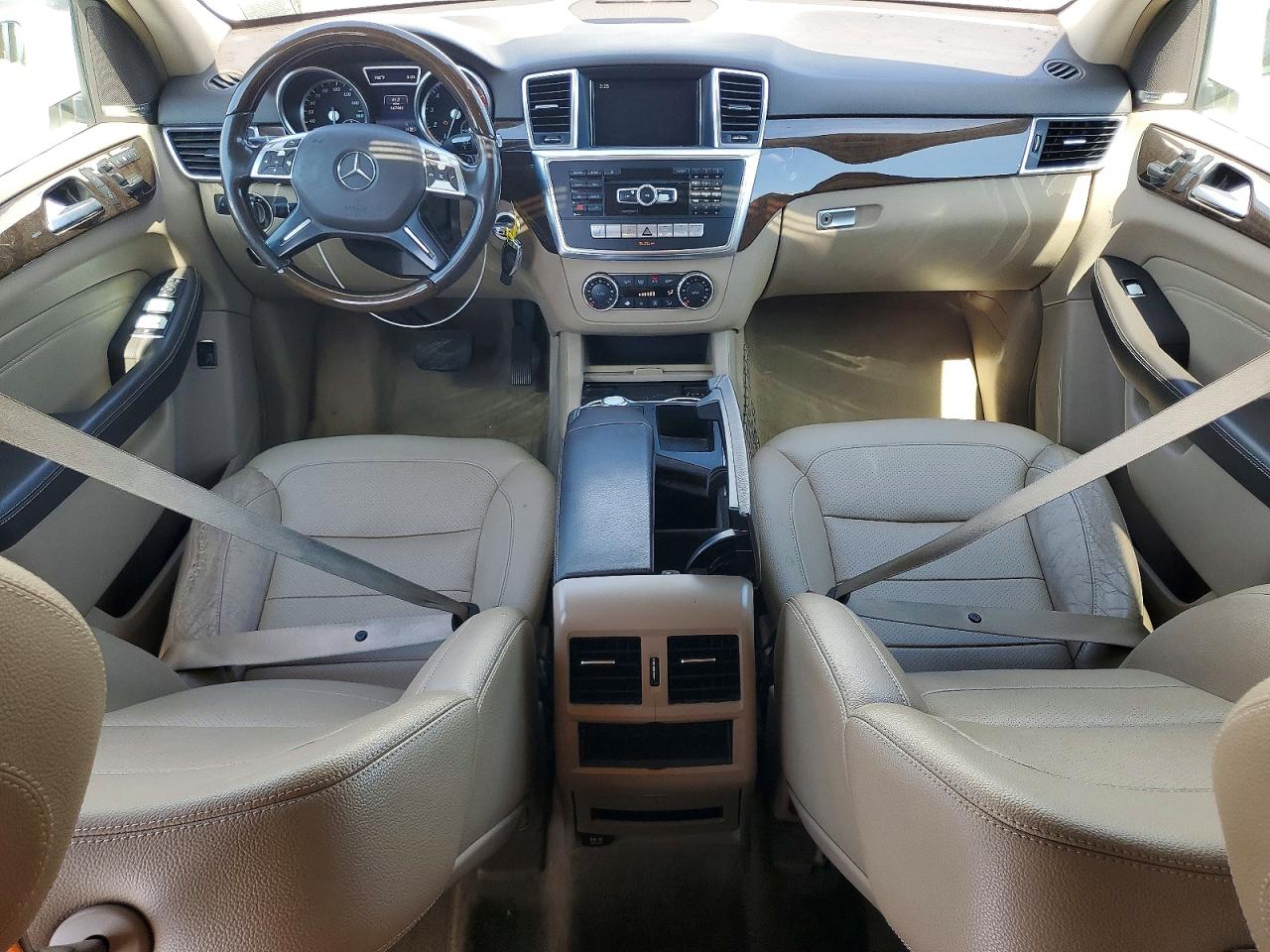 2015 Mercedes-benz Ml 350 4matic White vin: 4JGDA5HB2FA457554