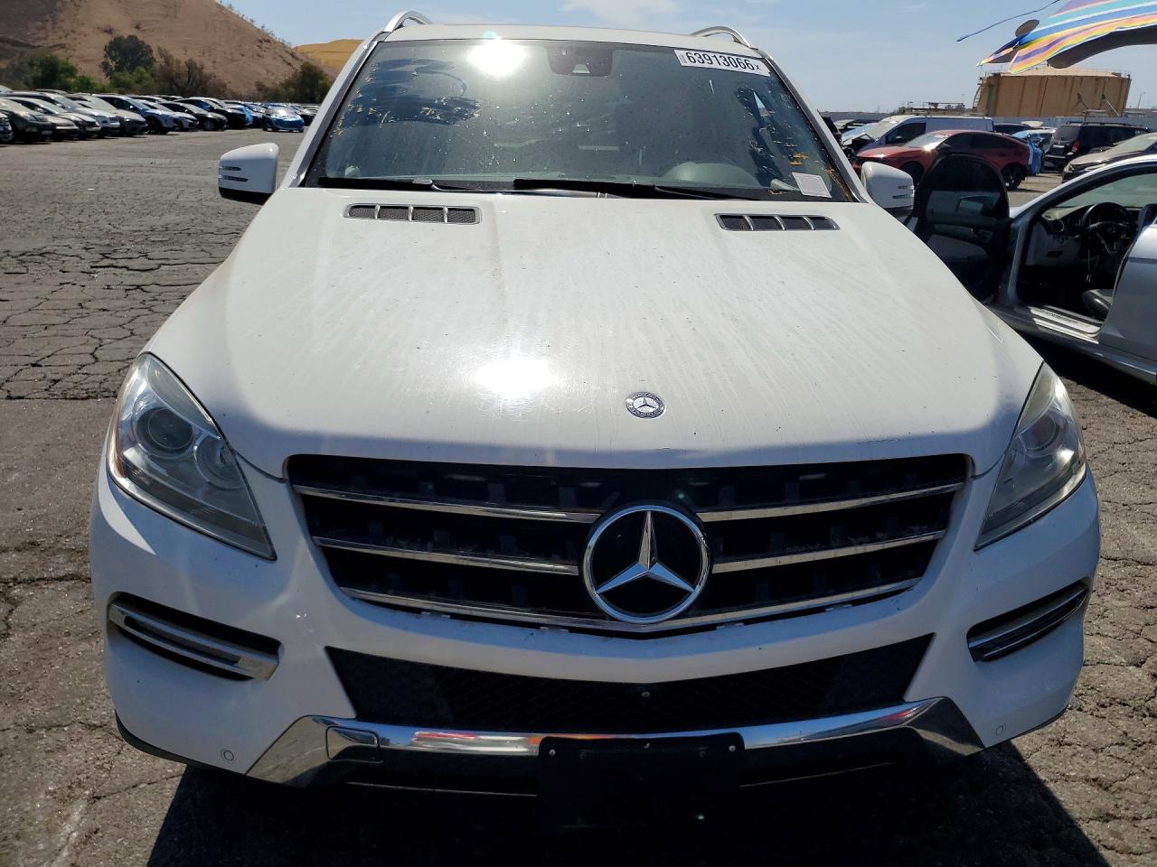 2015 Mercedes-benz Ml 350 4matic White vin: 4JGDA5HB2FA457554