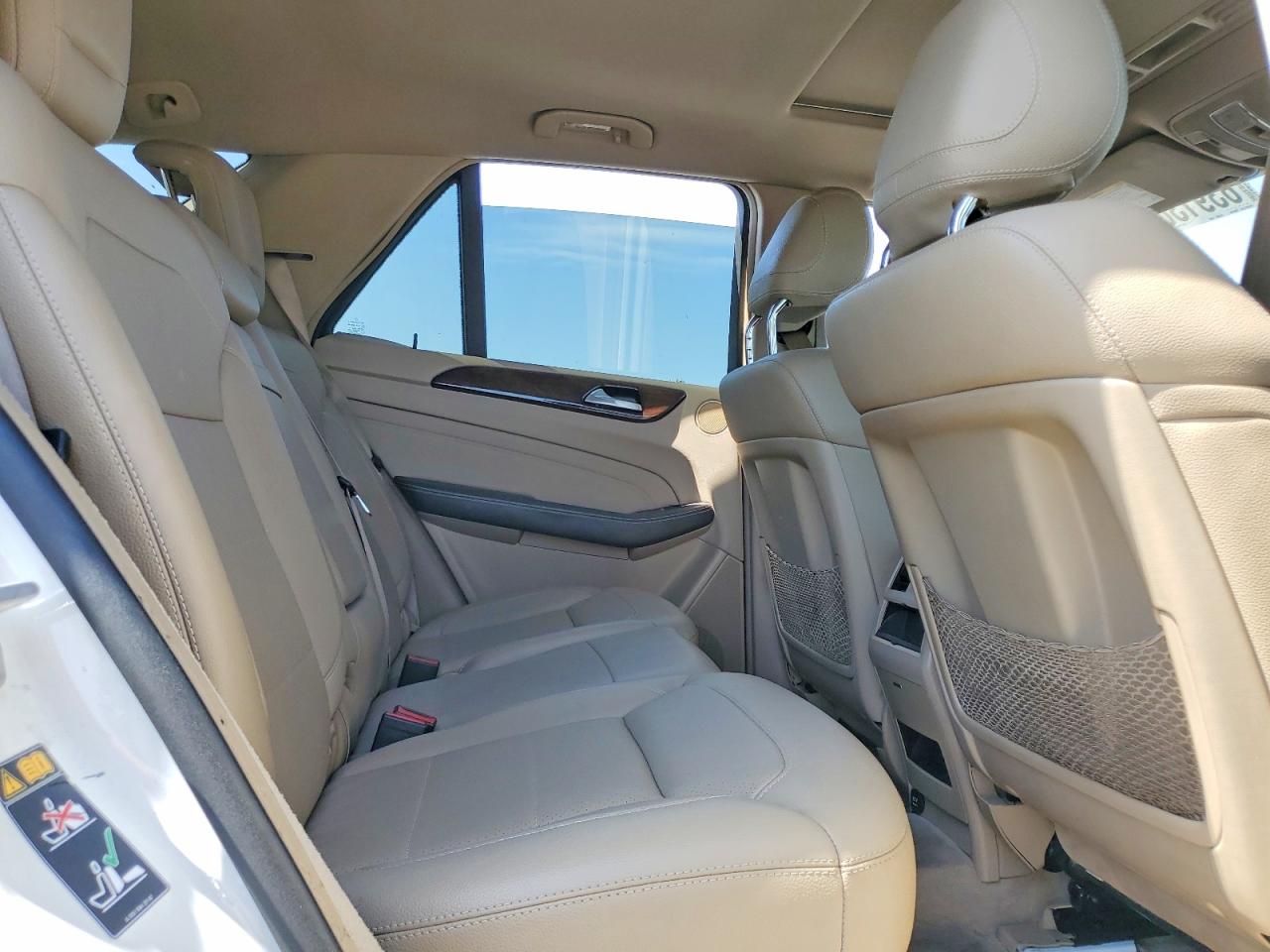 2015 Mercedes-benz Ml 350 4matic White vin: 4JGDA5HB2FA457554