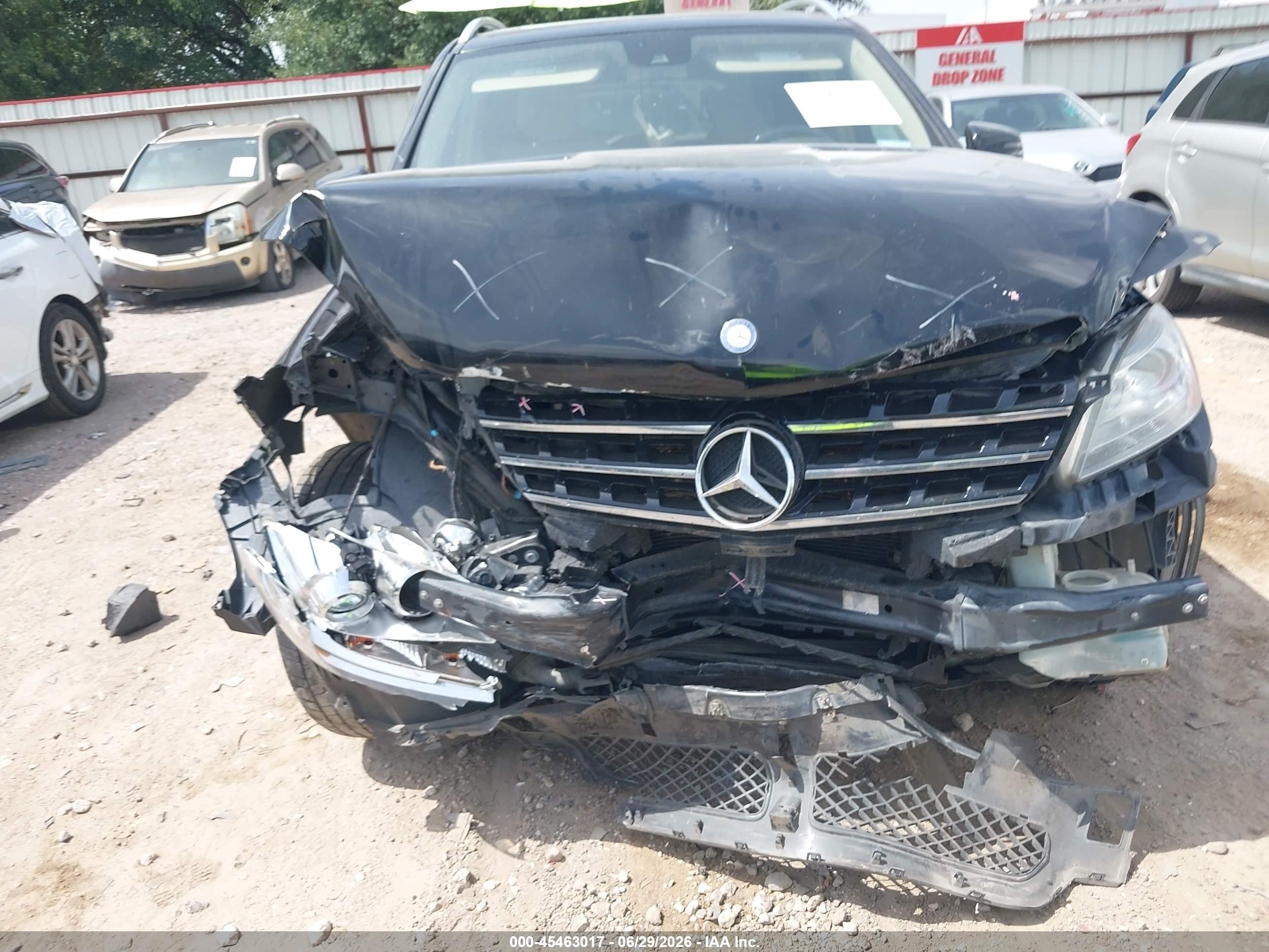 2015 Mercedes-benz Ml 350 4matic Black vin: 4JGDA5HB2FA473320