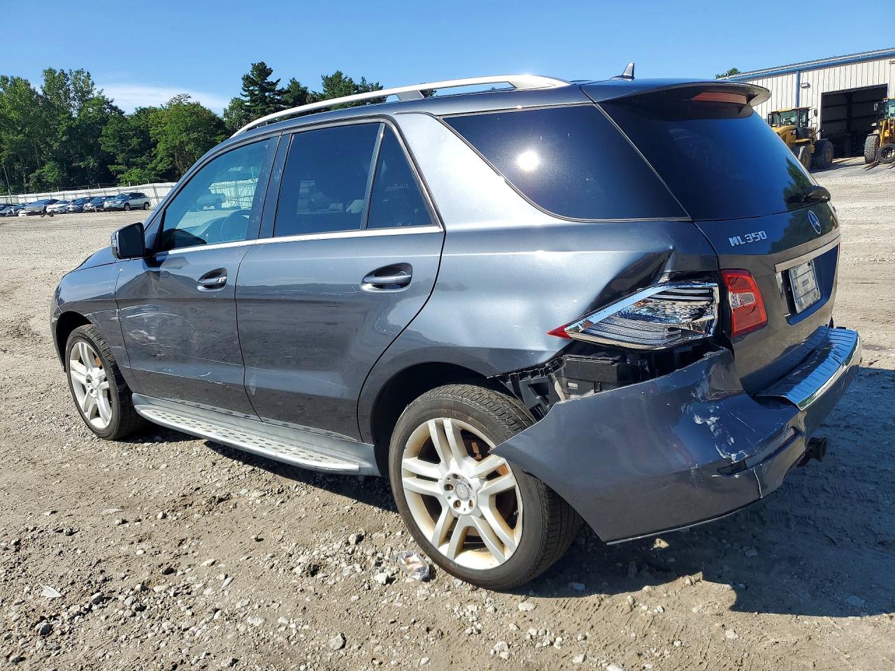 2015 Mercedes-benz Ml 350 4matic Серый vin: 4JGDA5HB2FA477397