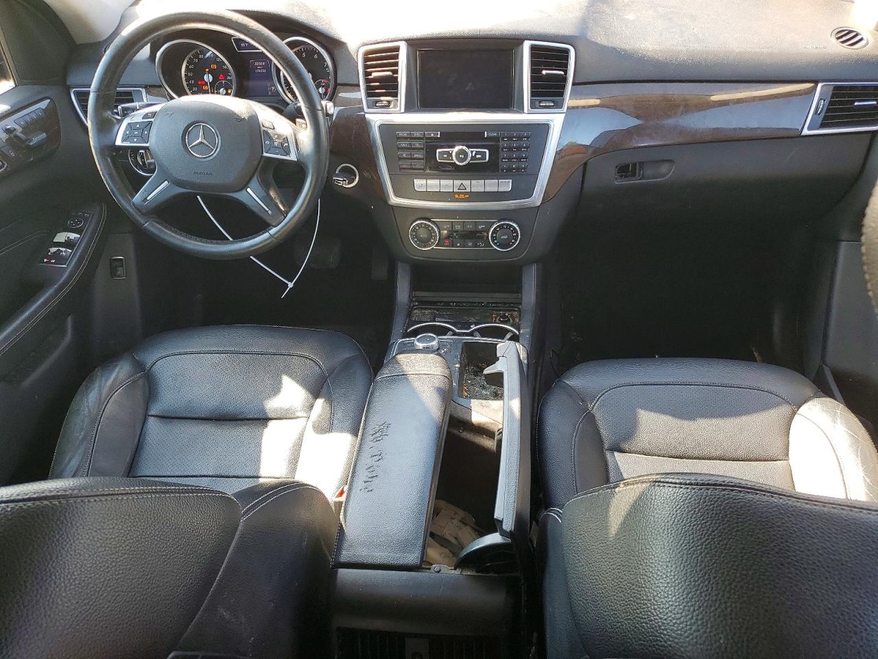 2015 Mercedes-benz Ml 350 4matic Серый vin: 4JGDA5HB2FA477397
