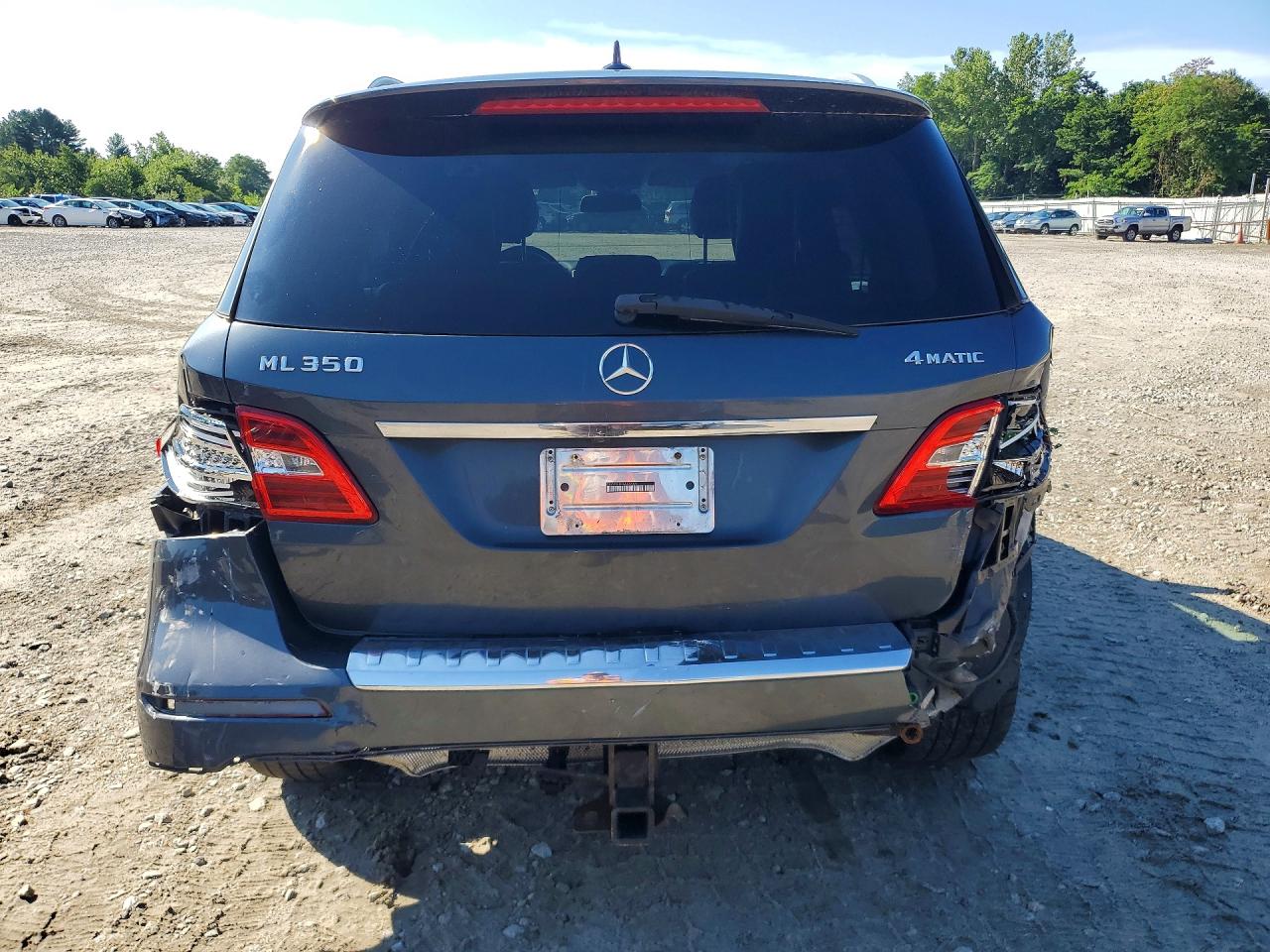 2015 Mercedes-benz Ml 350 4matic Серый vin: 4JGDA5HB2FA477397