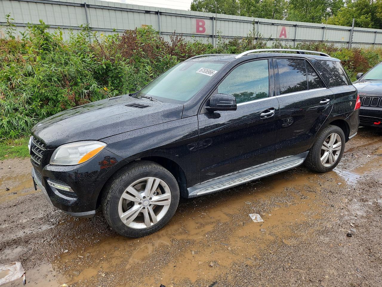 2015 Mercedes-benz Ml 350 4matic Black vin: 4JGDA5HB2FA489467