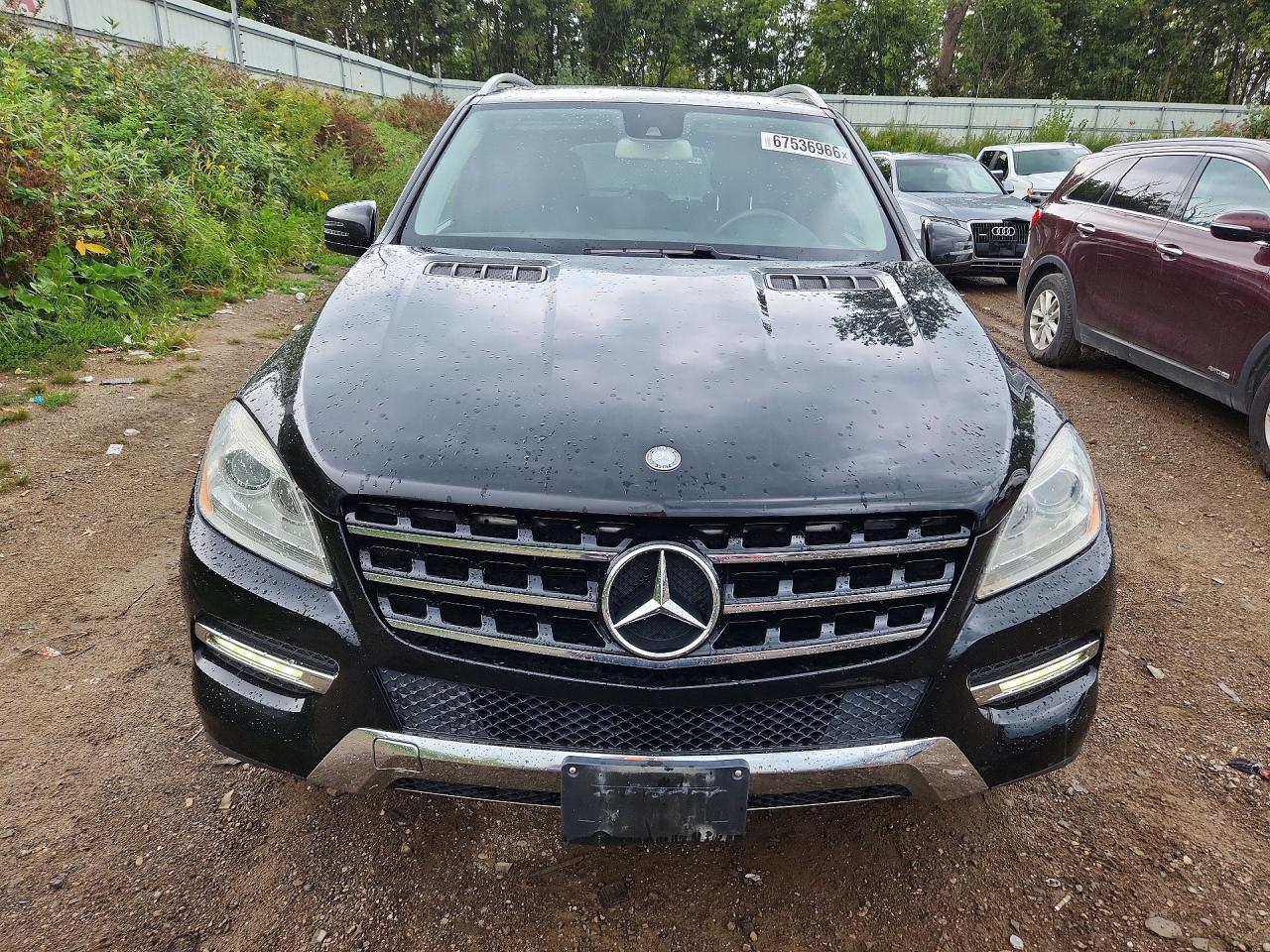 2015 Mercedes-benz Ml 350 4matic Black vin: 4JGDA5HB2FA489467