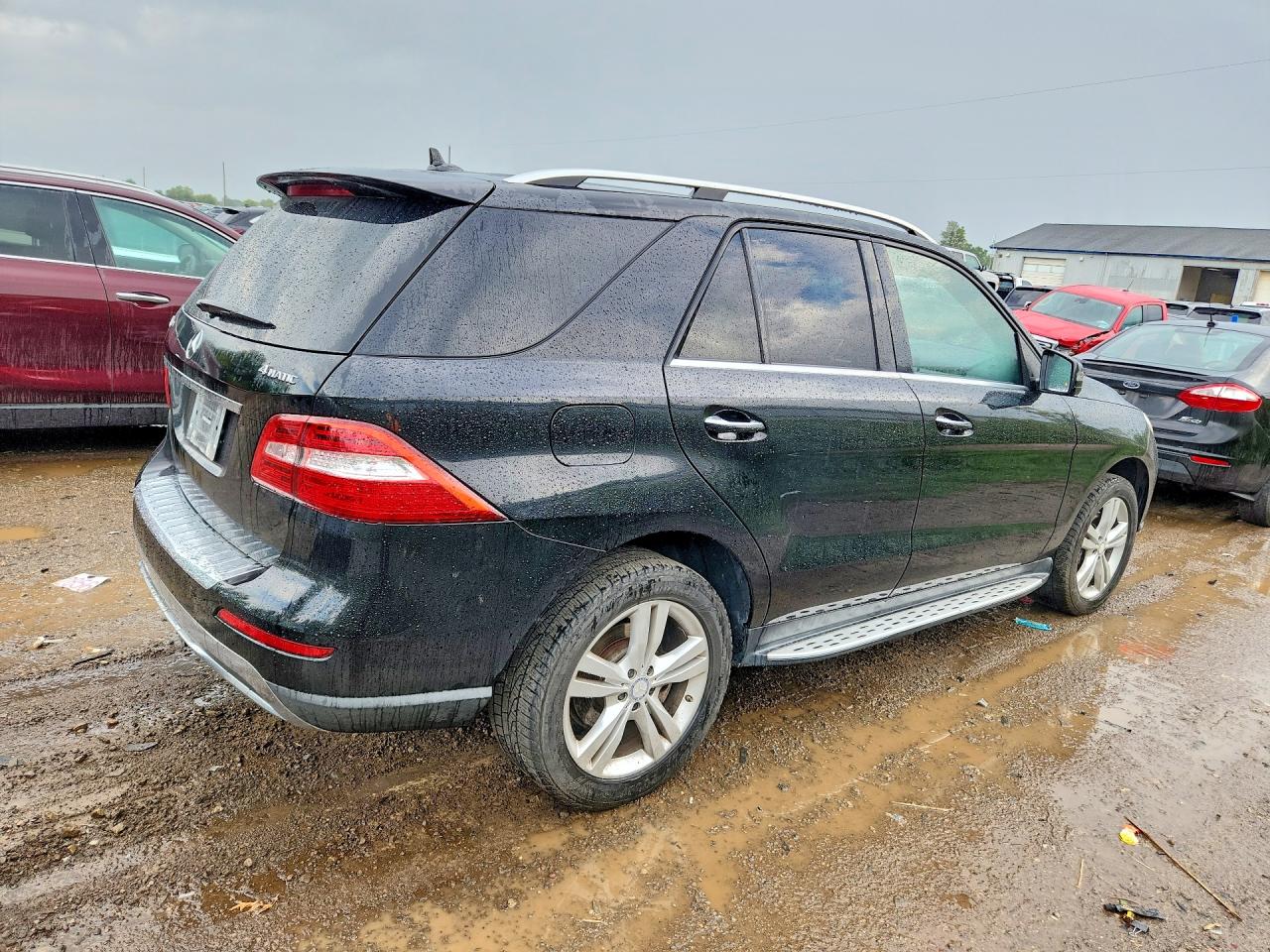 2015 Mercedes-benz Ml 350 4matic Black vin: 4JGDA5HB2FA489467