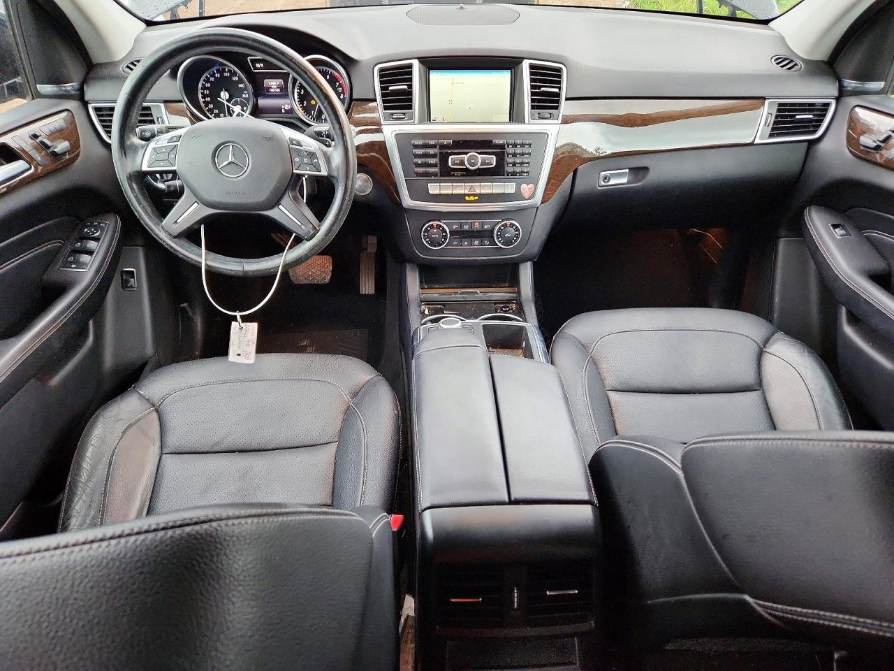 2015 Mercedes-benz Ml 350 4matic Black vin: 4JGDA5HB2FA489467