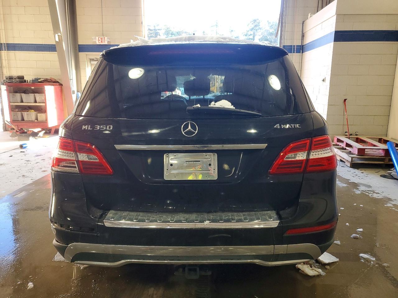 2015 Mercedes-benz Ml 350 4matic Black vin: 4JGDA5HB2FA500015