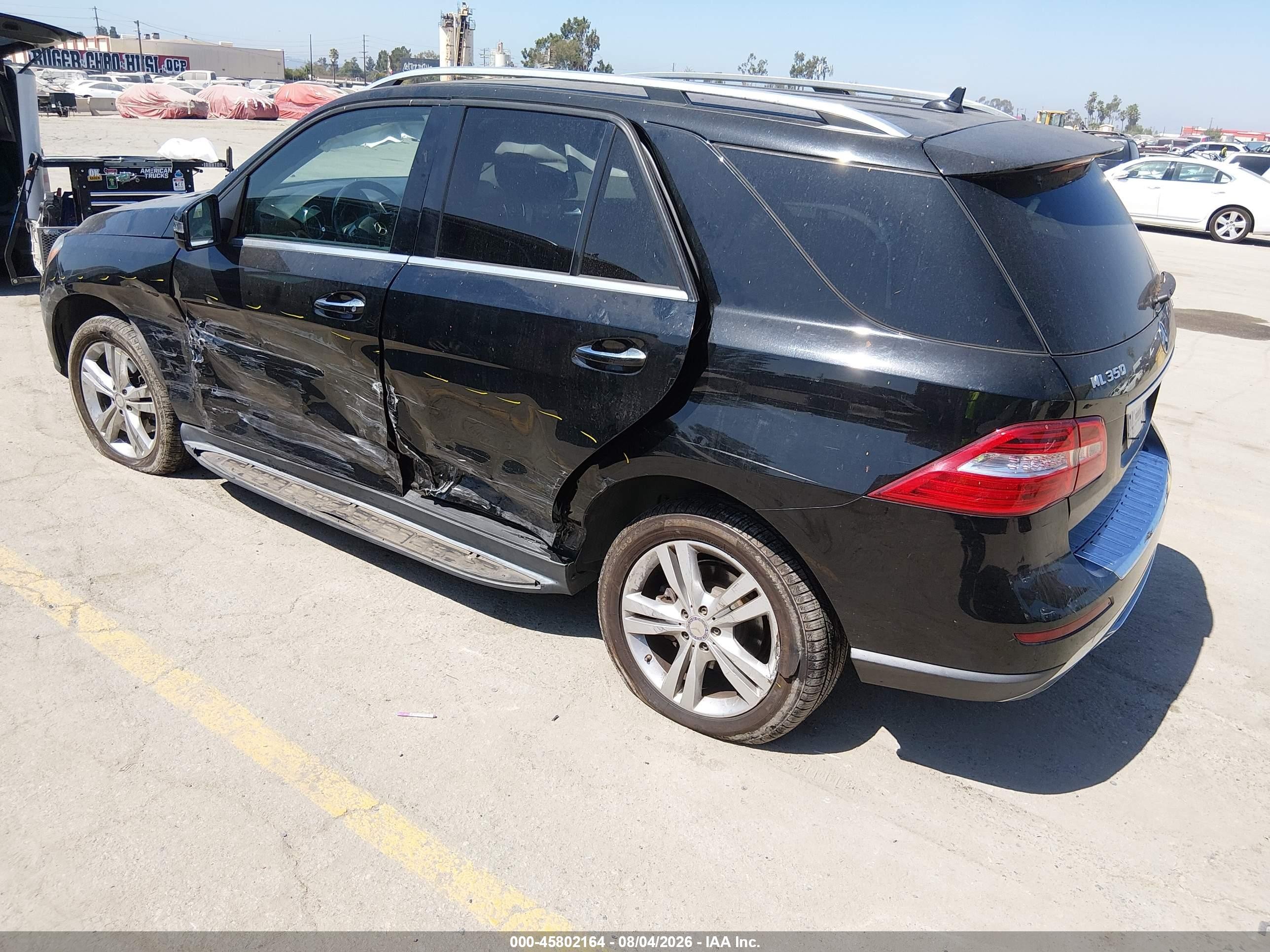 2015 Mercedes-benz Ml 350 4matic Black vin: 4JGDA5HB2FA509619