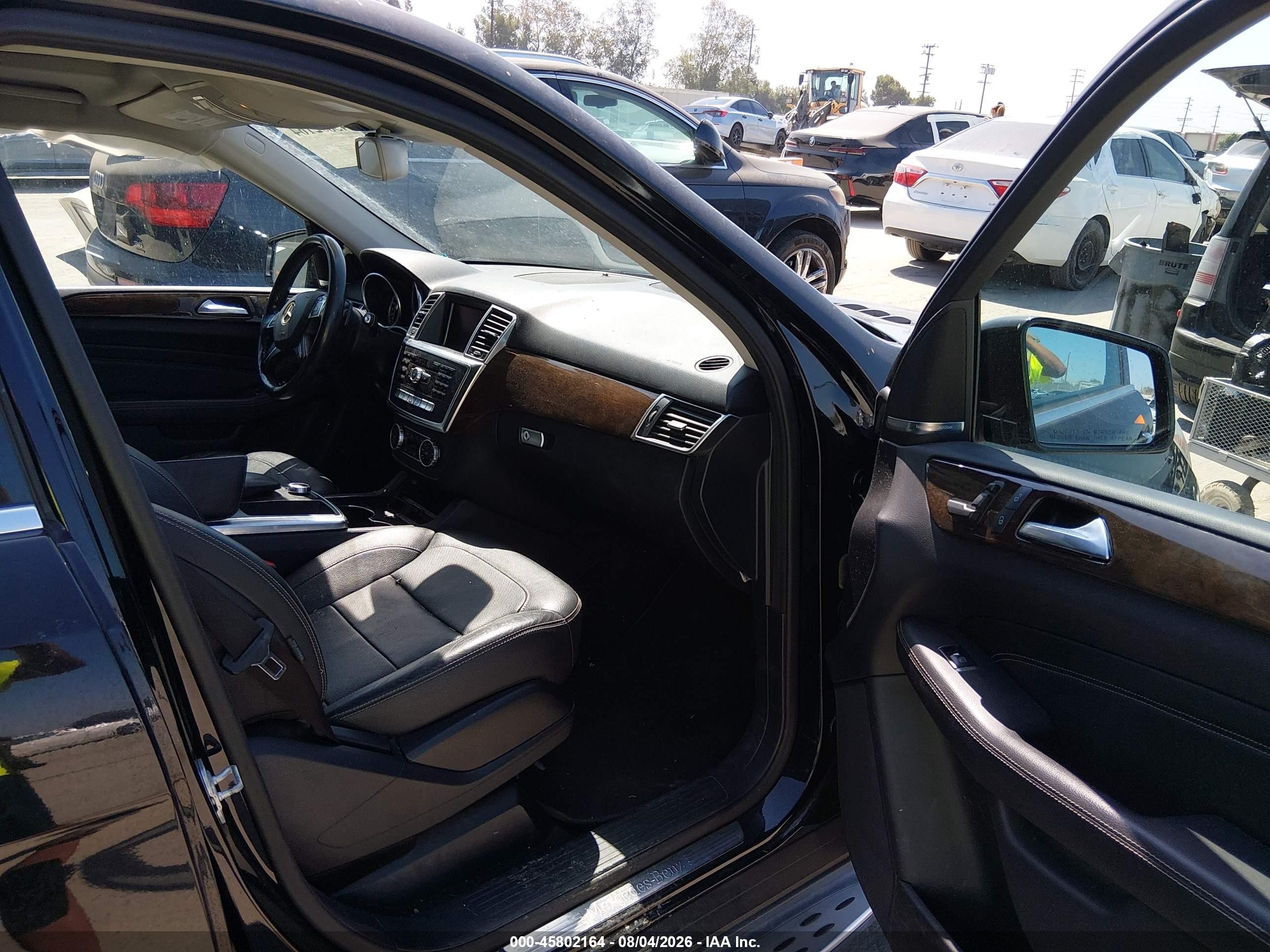 2015 Mercedes-benz Ml 350 4matic Black vin: 4JGDA5HB2FA509619