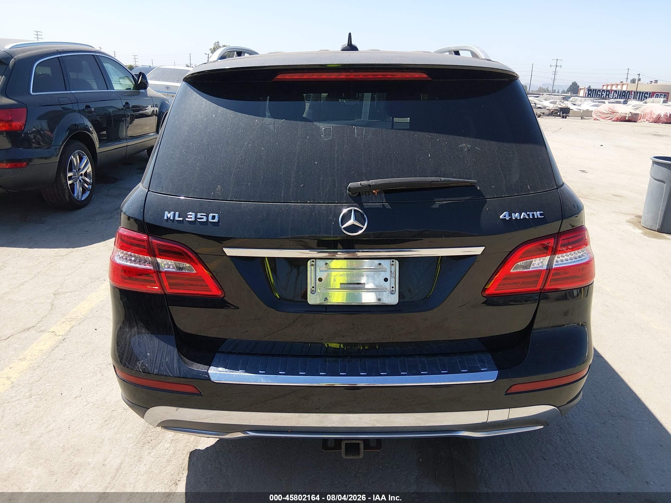 2015 Mercedes-benz Ml 350 4matic Black vin: 4JGDA5HB2FA509619