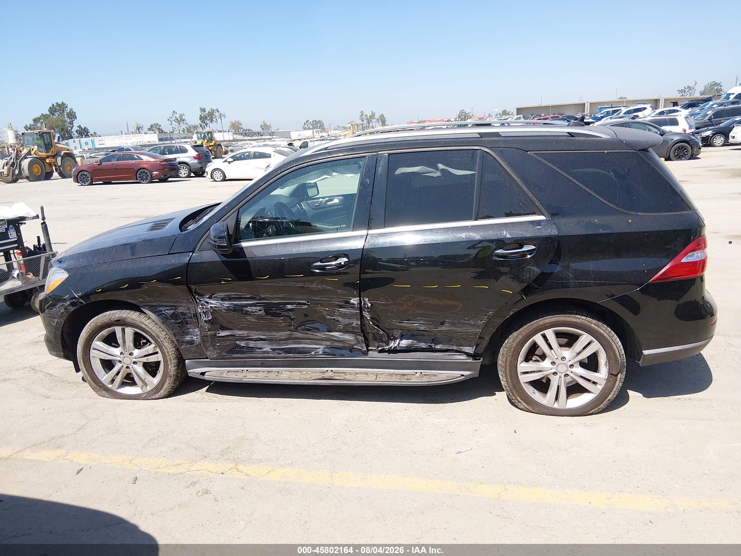 2015 Mercedes-benz Ml 350 4matic Black vin: 4JGDA5HB2FA509619