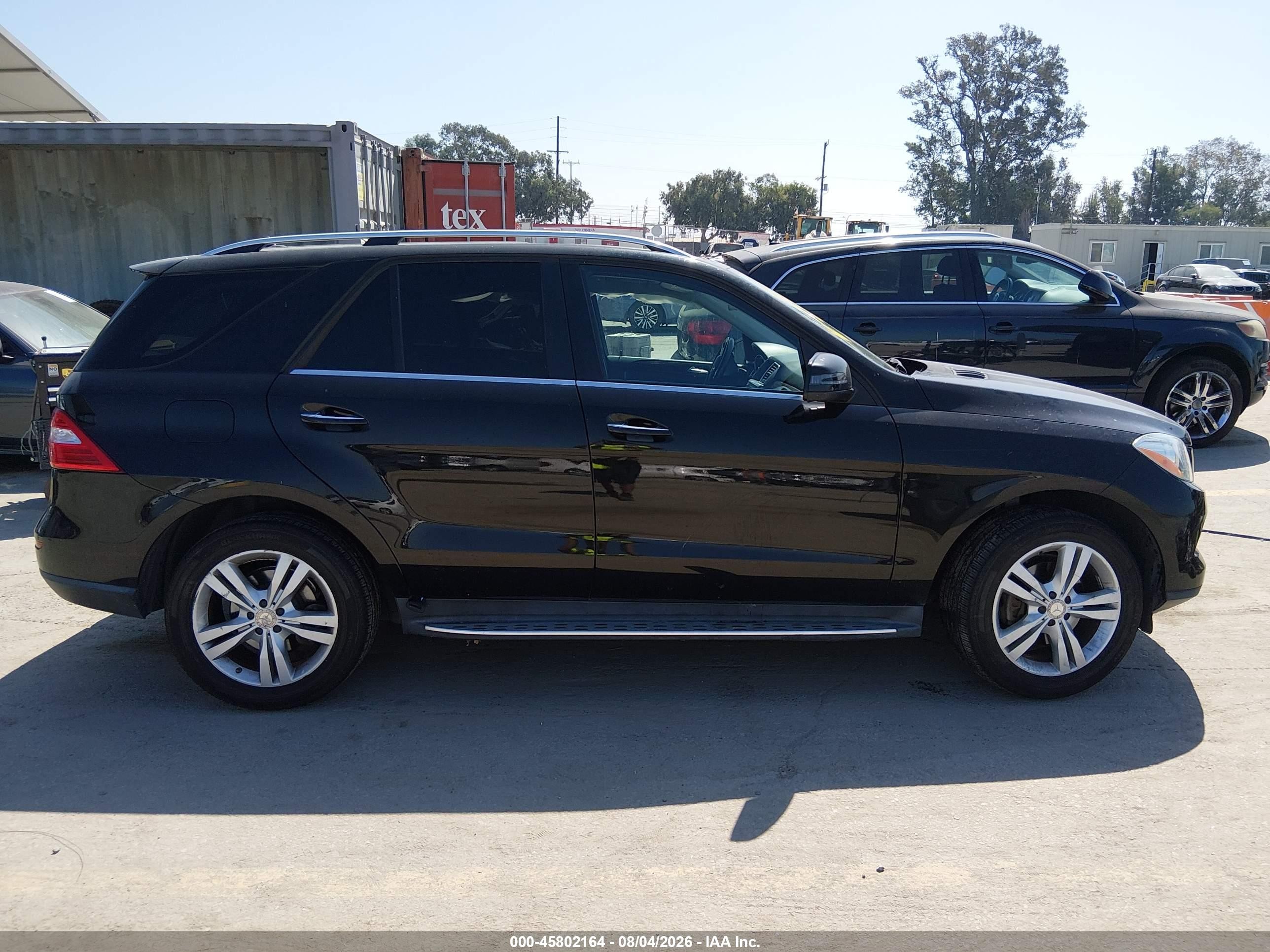 2015 Mercedes-benz Ml 350 4matic Black vin: 4JGDA5HB2FA509619