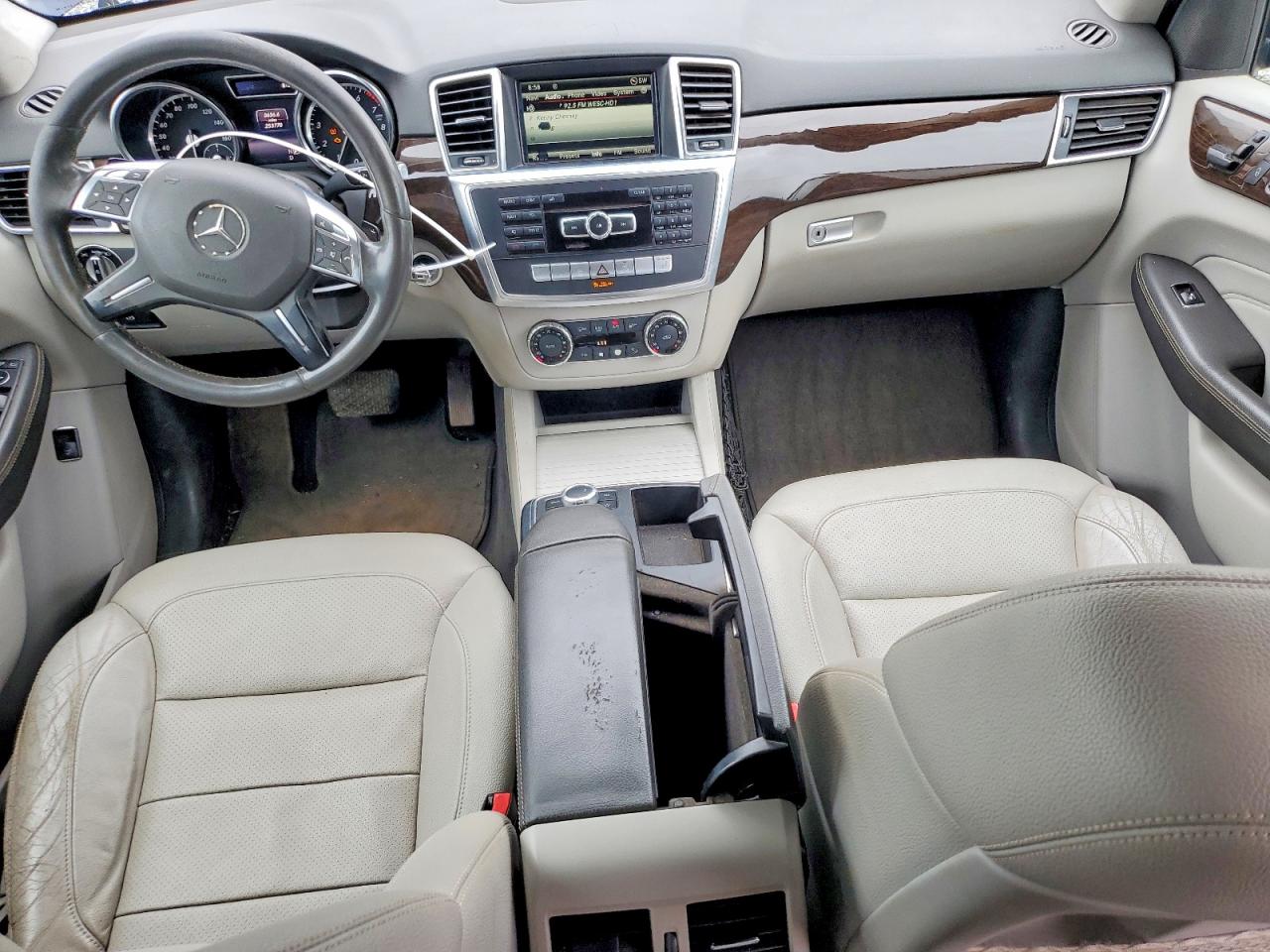 2015 Mercedes-benz Ml 350 4matic Синий vin: 4JGDA5HB2FA514433