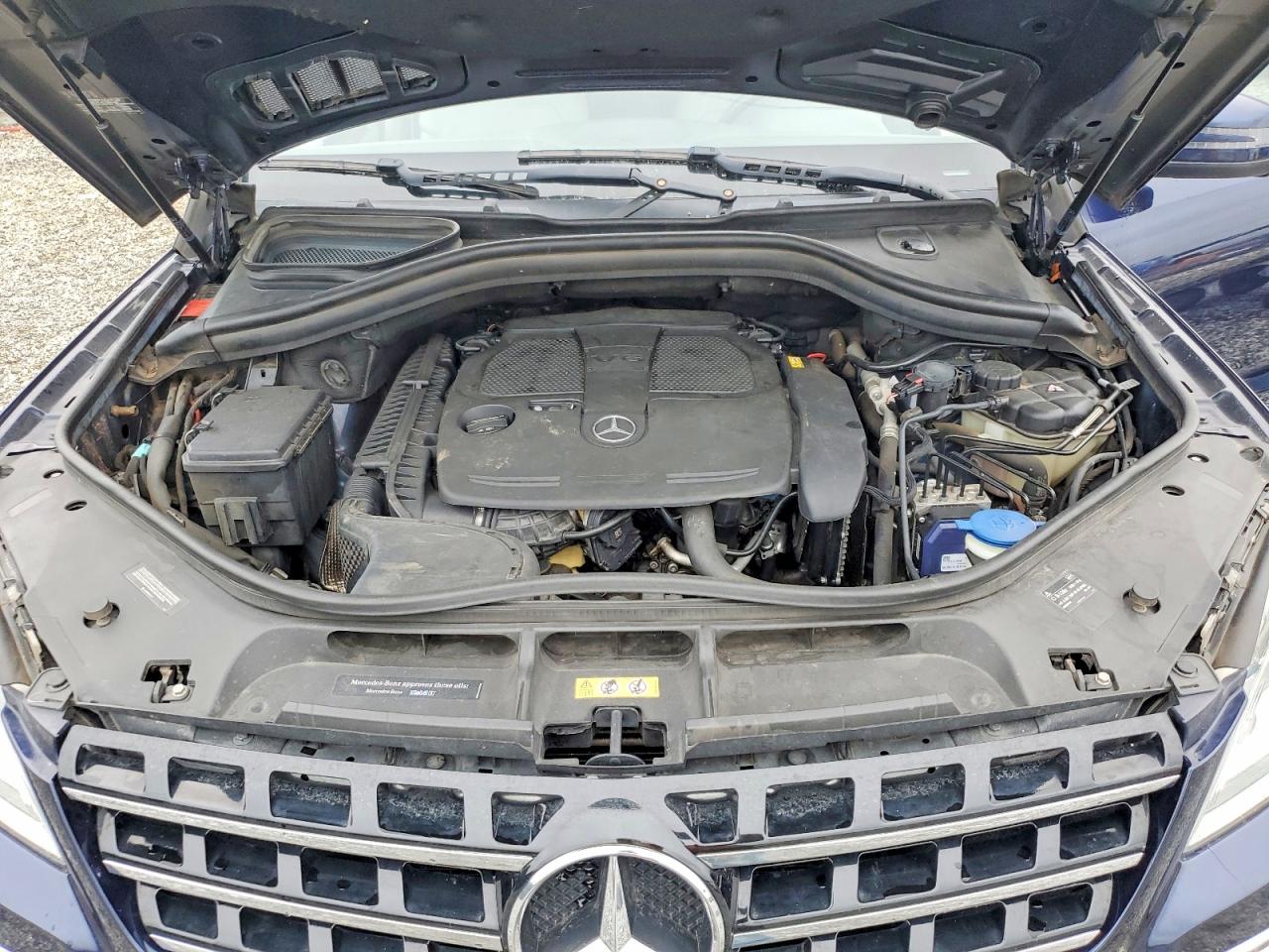 2015 Mercedes-benz Ml 350 4matic Синий vin: 4JGDA5HB2FA514433