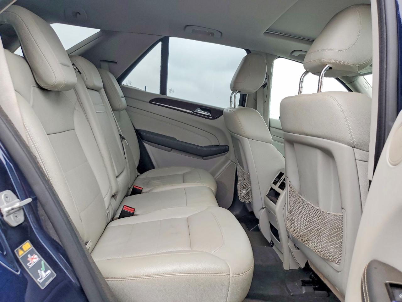 2015 Mercedes-benz Ml 350 4matic Синий vin: 4JGDA5HB2FA514433