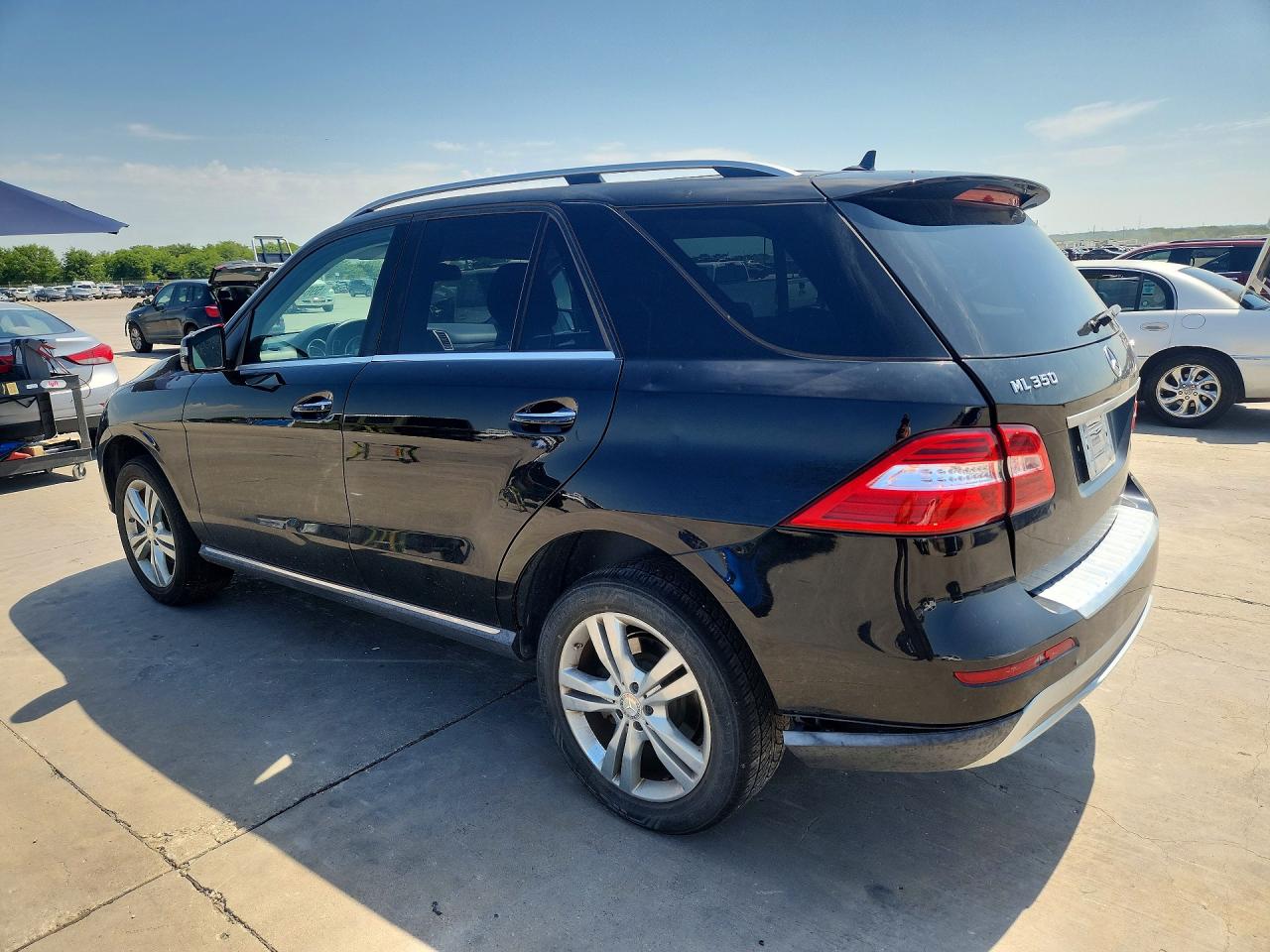 2015 Mercedes-benz Ml 350 4matic Black vin: 4JGDA5HB2FA531670