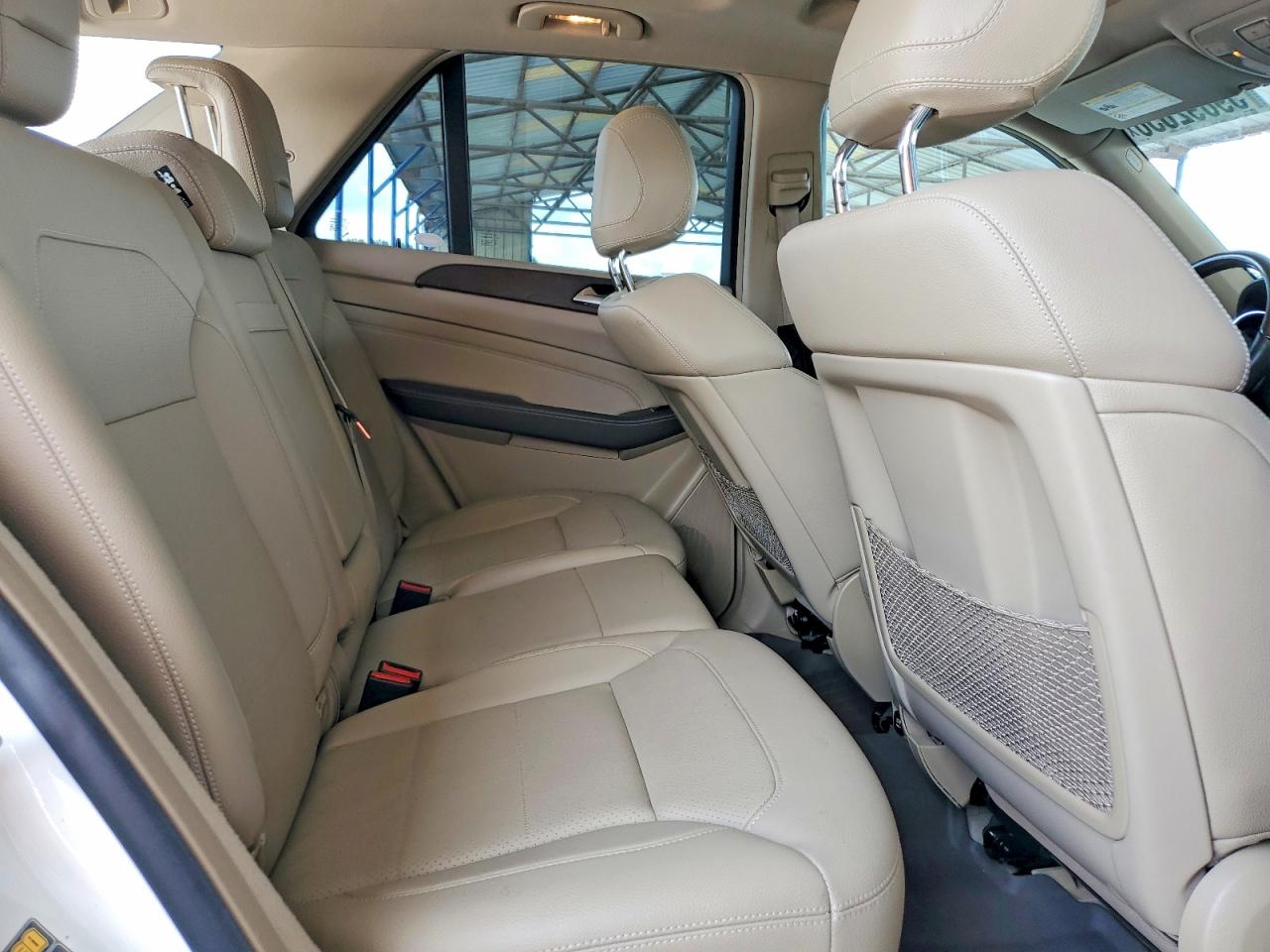 2015 Mercedes-benz Ml 350 4matic White vin: 4JGDA5HB2FA573496
