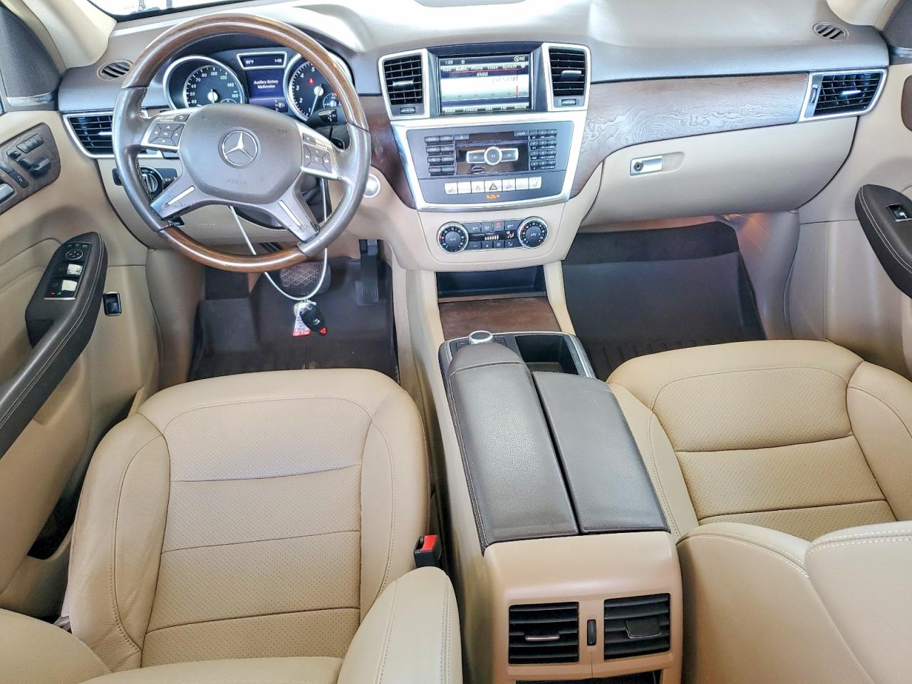 2015 Mercedes-benz Ml 350 4matic White vin: 4JGDA5HB2FA573496