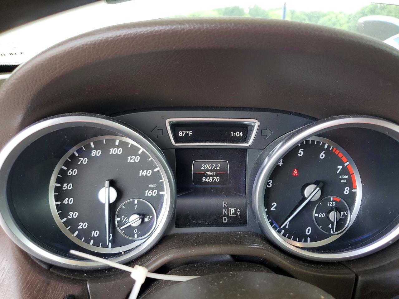 2015 Mercedes-benz Ml 350 4matic White vin: 4JGDA5HB2FA573496
