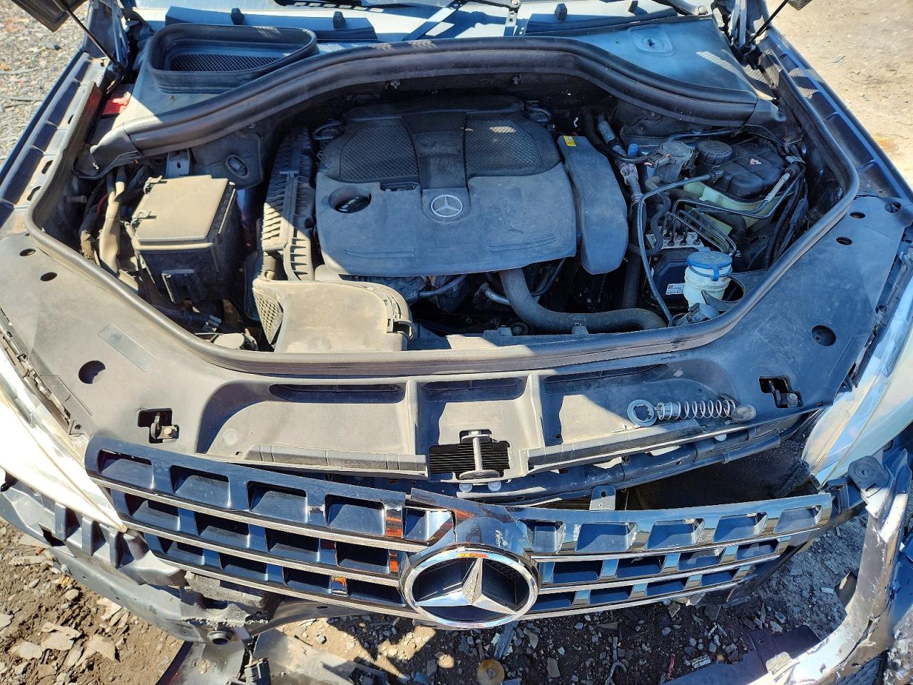 2012 Mercedes-benz Ml 350 4matic Gray vin: 4JGDA5HB3CA015961