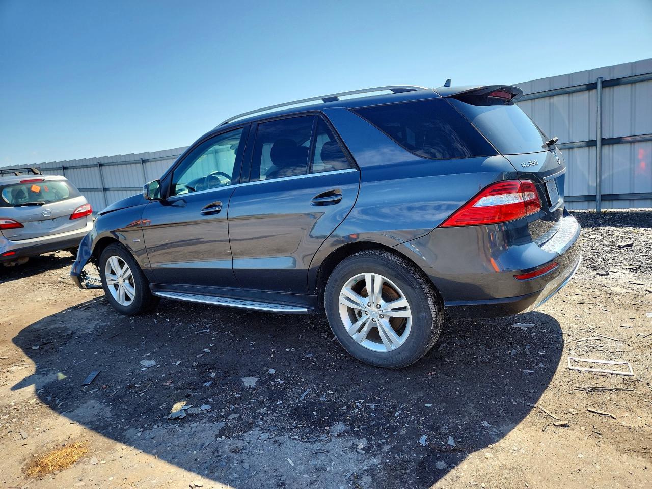 2012 Mercedes-benz Ml 350 4matic Gray vin: 4JGDA5HB3CA015961