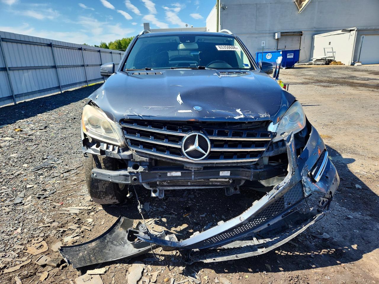 2012 Mercedes-benz Ml 350 4matic Gray vin: 4JGDA5HB3CA015961
