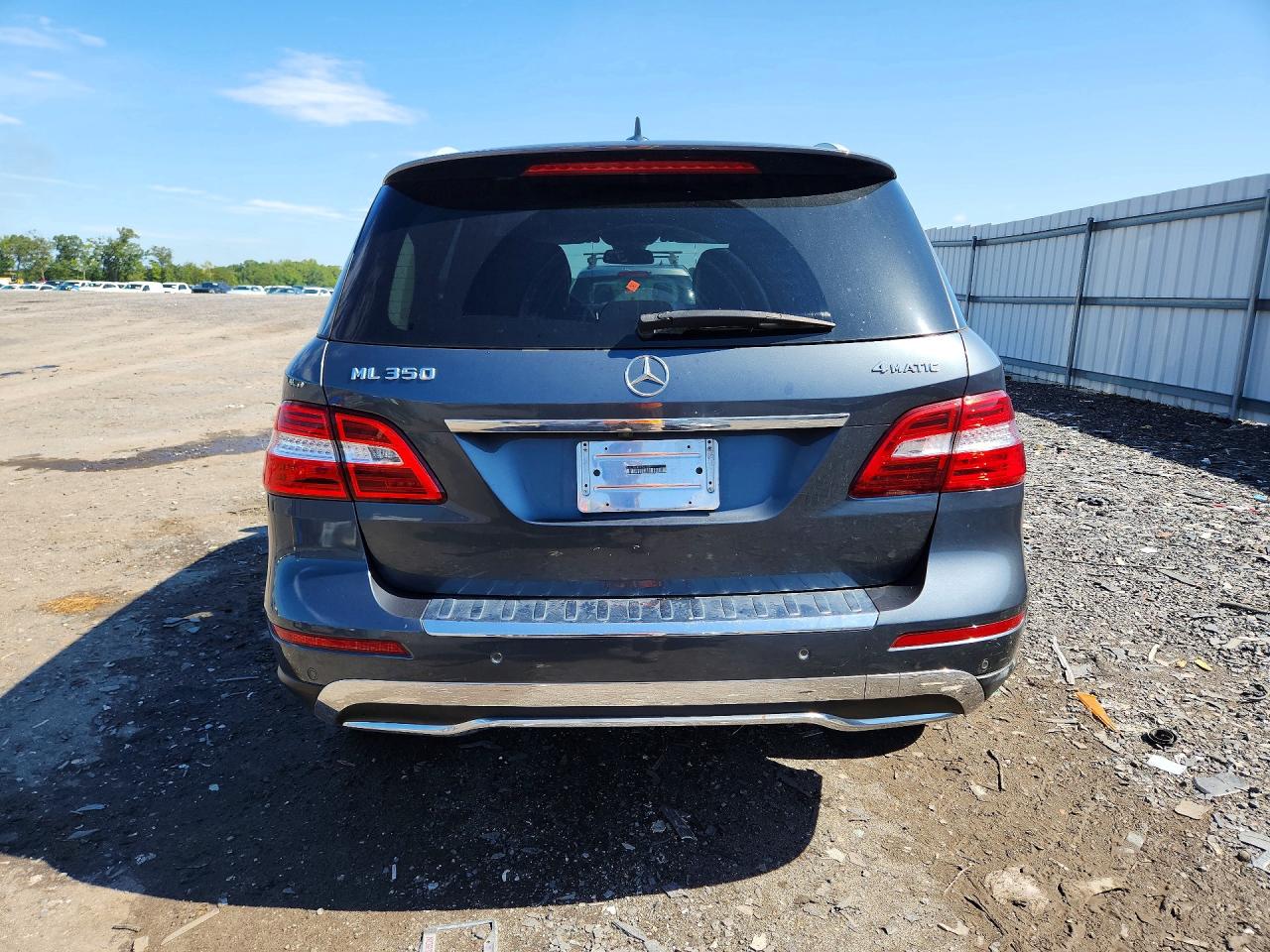 2012 Mercedes-benz Ml 350 4matic Gray vin: 4JGDA5HB3CA015961