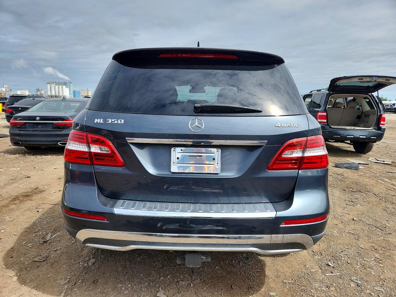 2012 Mercedes-benz Ml 350 4matic Blue vin: 4JGDA5HB3CA022666