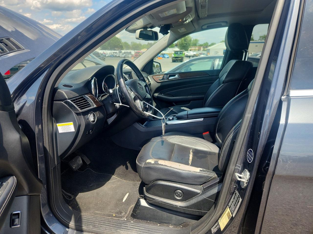 2012 Mercedes-benz Ml 350 4matic Charcoal vin: 4JGDA5HB3CA022733