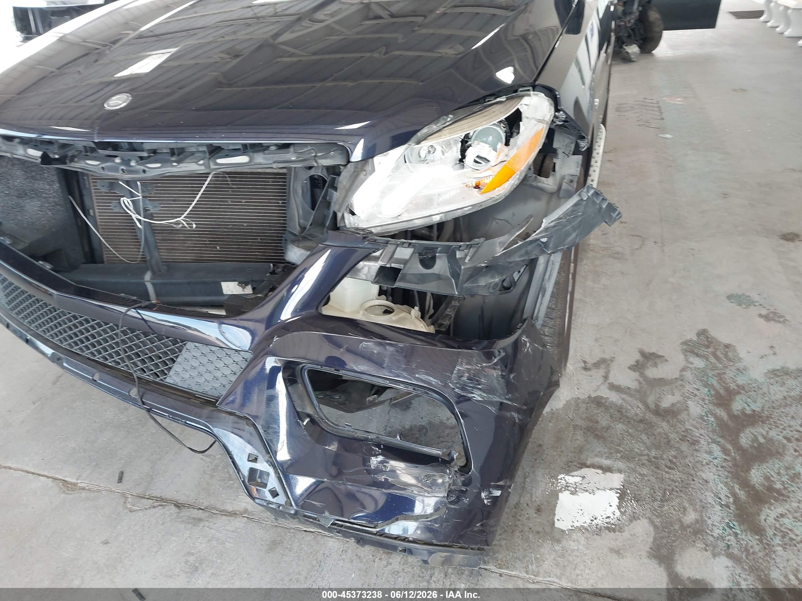 2012 Mercedes-benz Ml 350 4matic Blue vin: 4JGDA5HB3CA054243