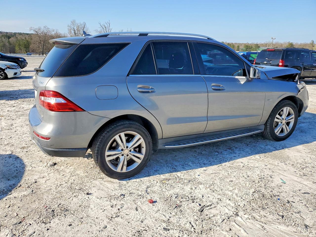 2012 Mercedes-benz Ml 350 4matic Серый vin: 4JGDA5HB3CA074265