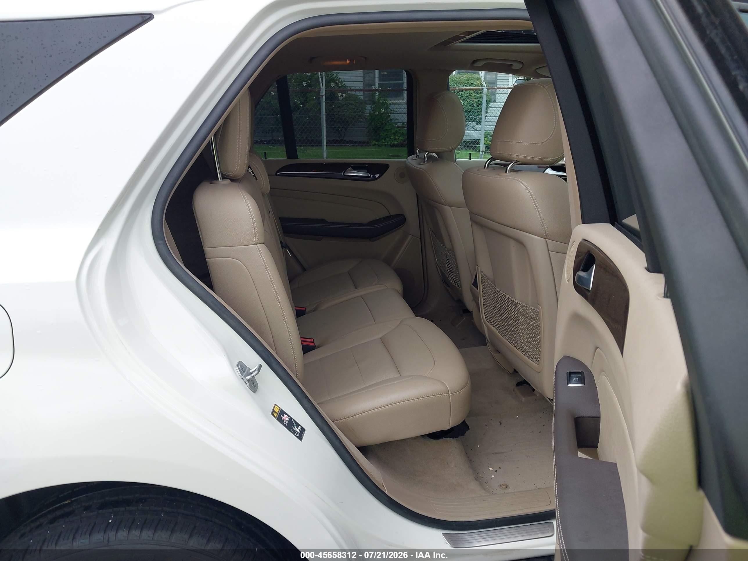 2013 Mercedes-benz Ml 350 4matic Белый vin: 4JGDA5HB3DA143764