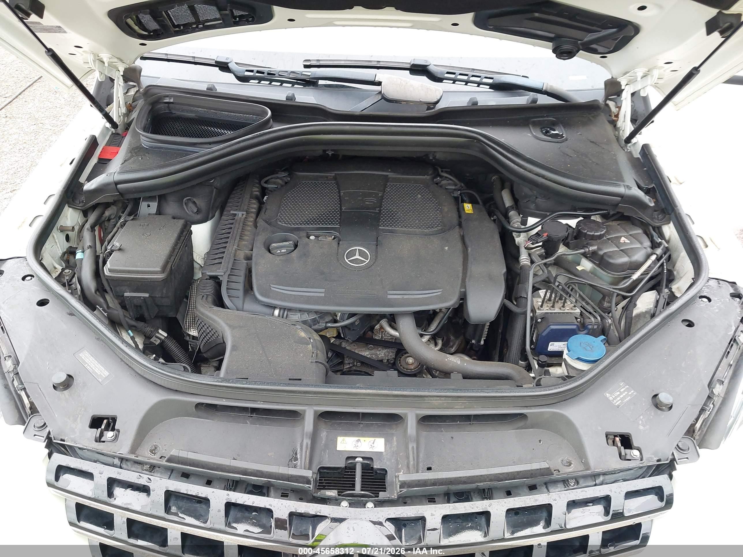 2013 Mercedes-benz Ml 350 4matic Белый vin: 4JGDA5HB3DA143764