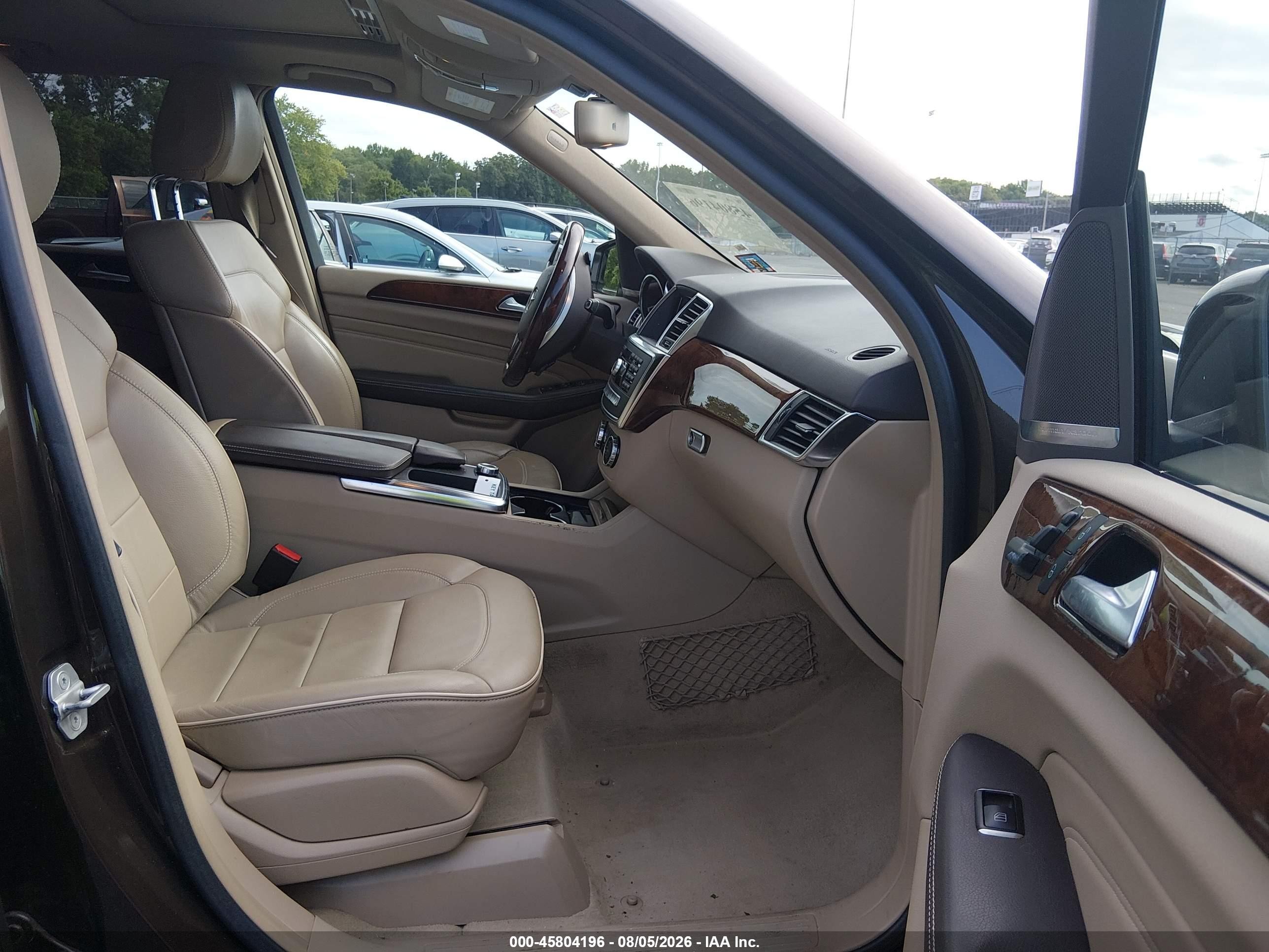 2013 Mercedes-benz Ml 350 4matic Brown vin: 4JGDA5HB3DA162136