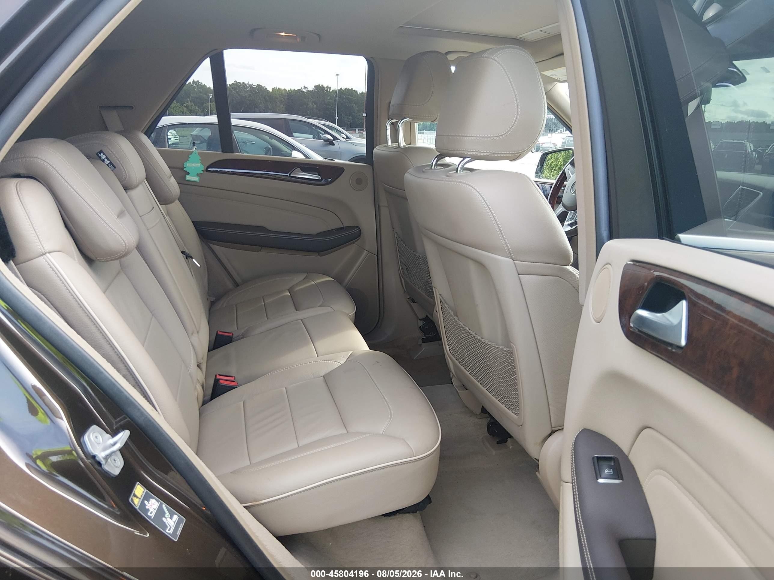 2013 Mercedes-benz Ml 350 4matic Brown vin: 4JGDA5HB3DA162136