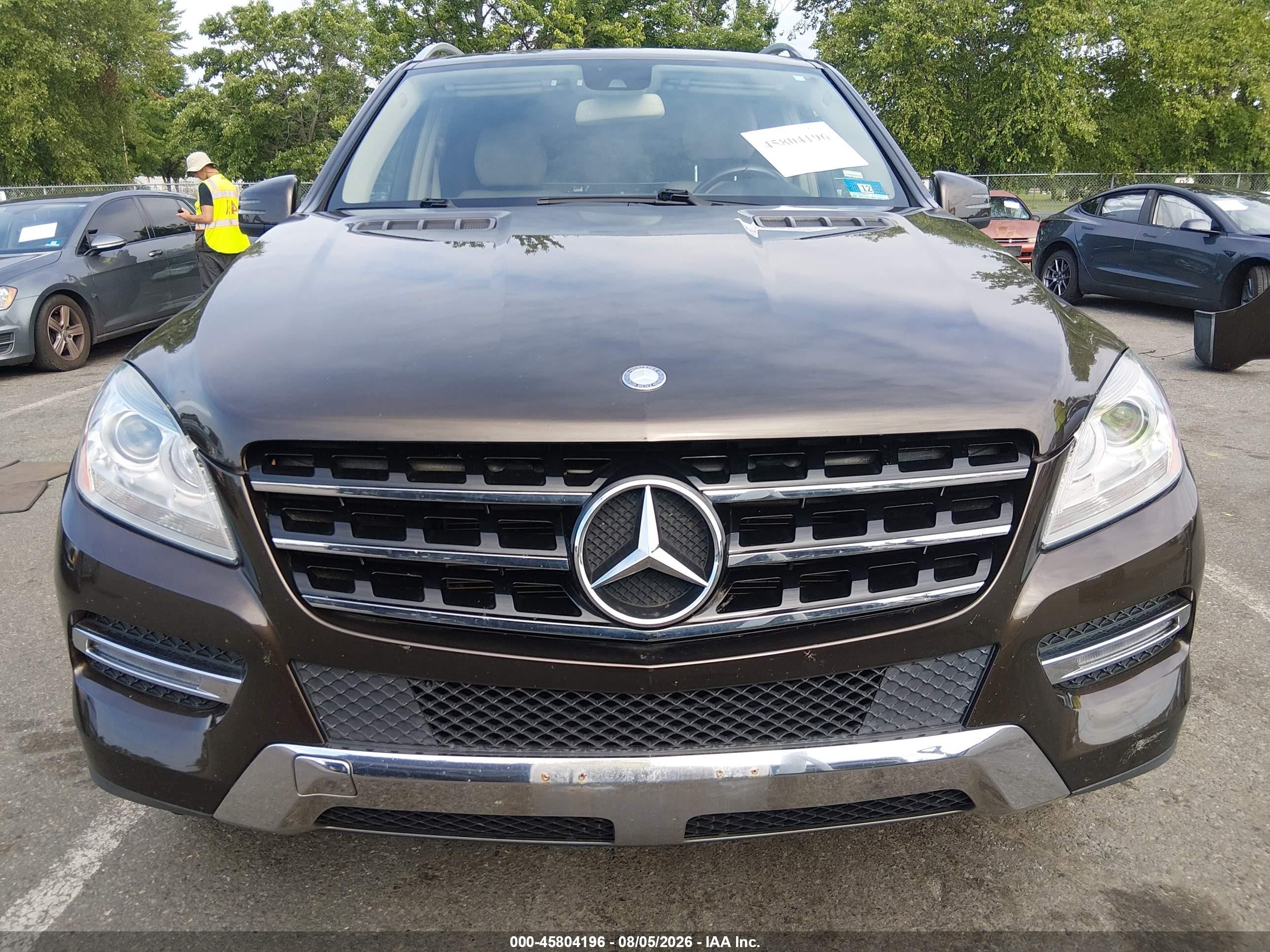 2013 Mercedes-benz Ml 350 4matic Brown vin: 4JGDA5HB3DA162136