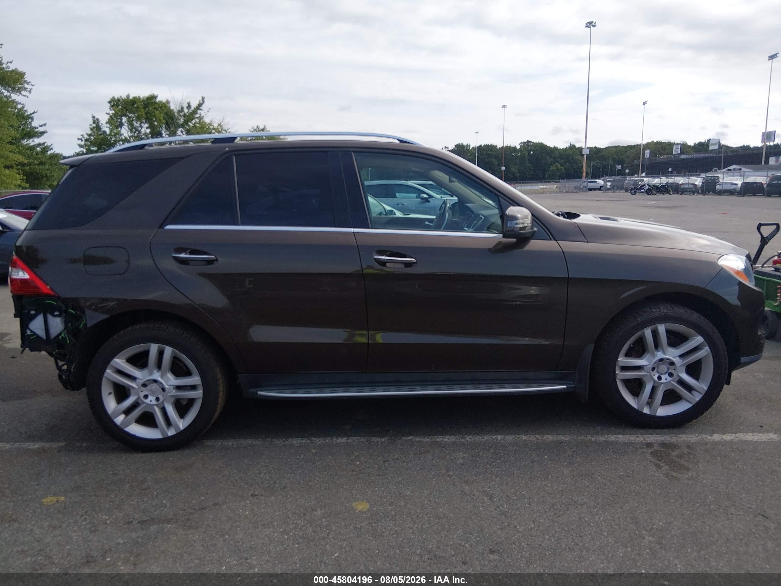 2013 Mercedes-benz Ml 350 4matic Brown vin: 4JGDA5HB3DA162136