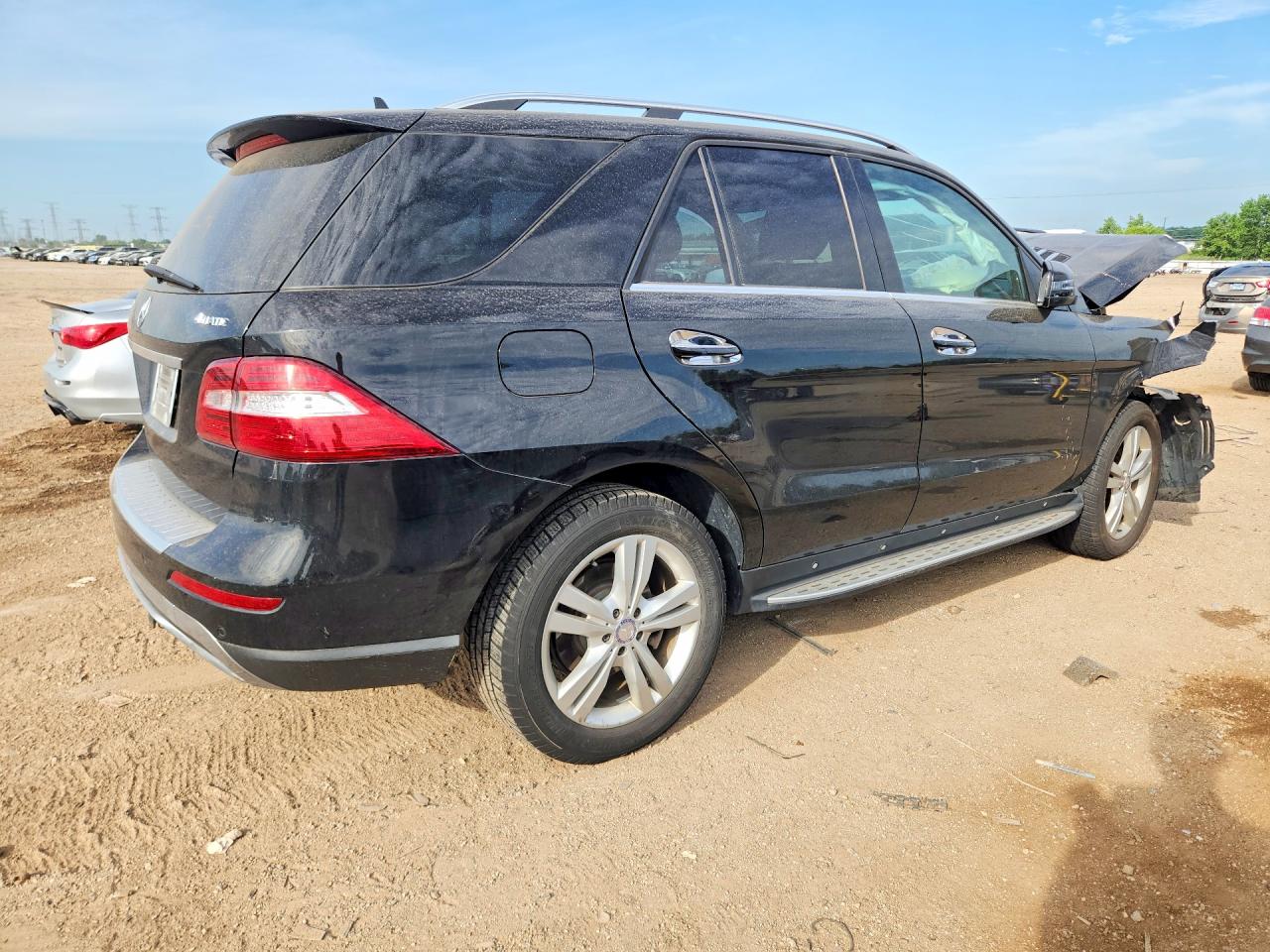 2013 Mercedes-benz Ml 350 4matic Черный vin: 4JGDA5HB3DA196805