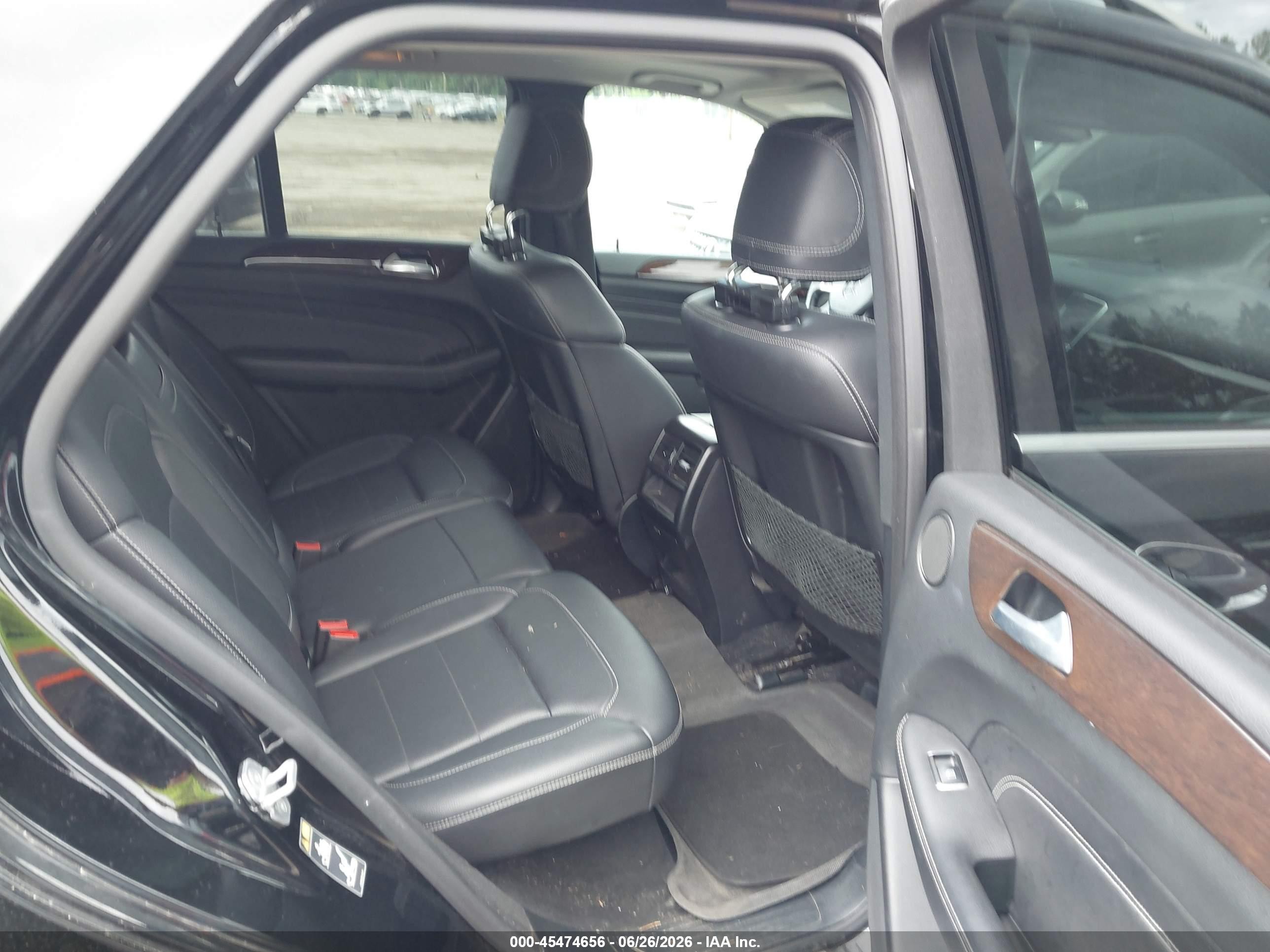2013 Mercedes-benz Ml 350 4matic Black vin: 4JGDA5HB3DA197663