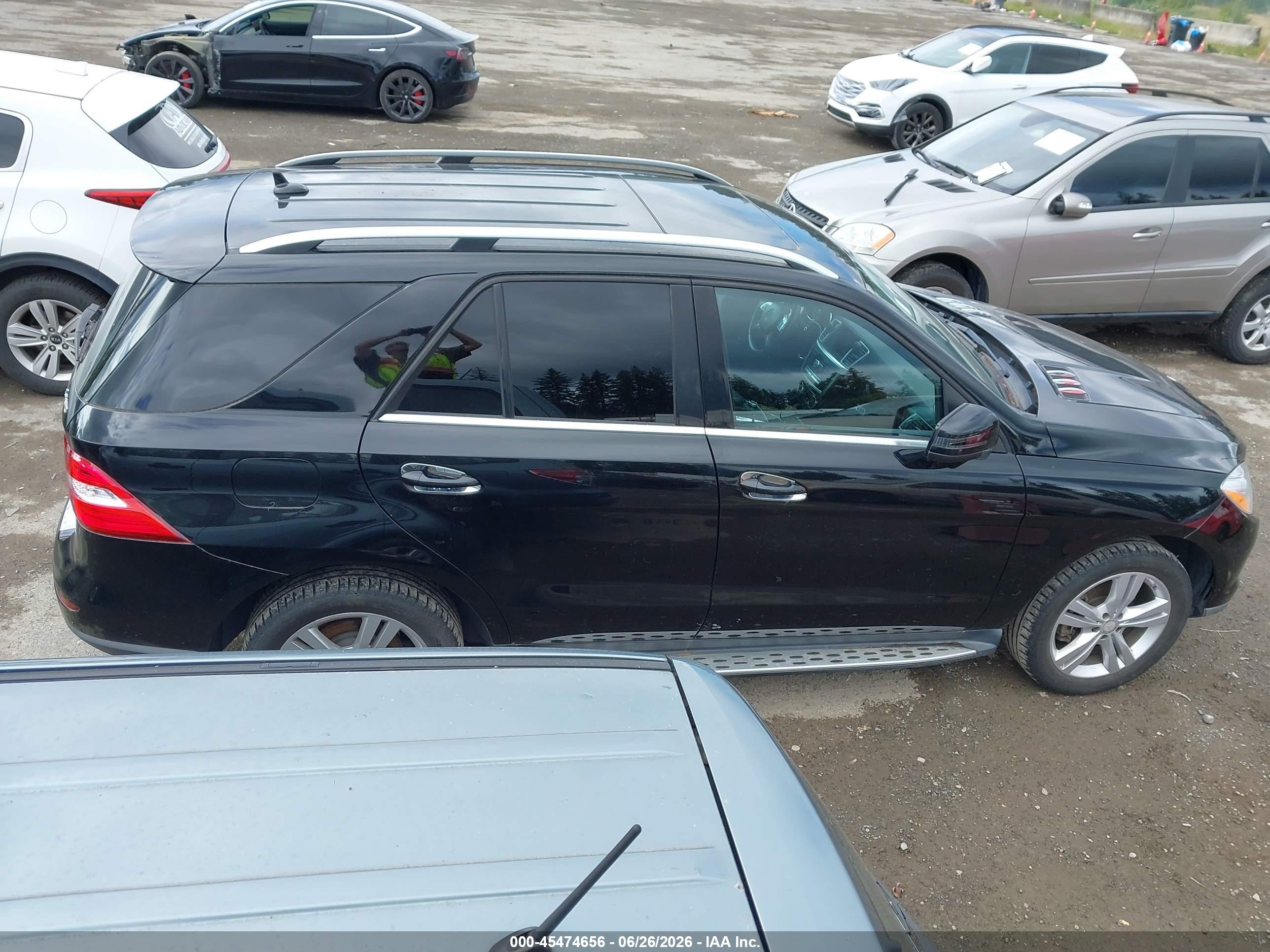 2013 Mercedes-benz Ml 350 4matic Black vin: 4JGDA5HB3DA197663