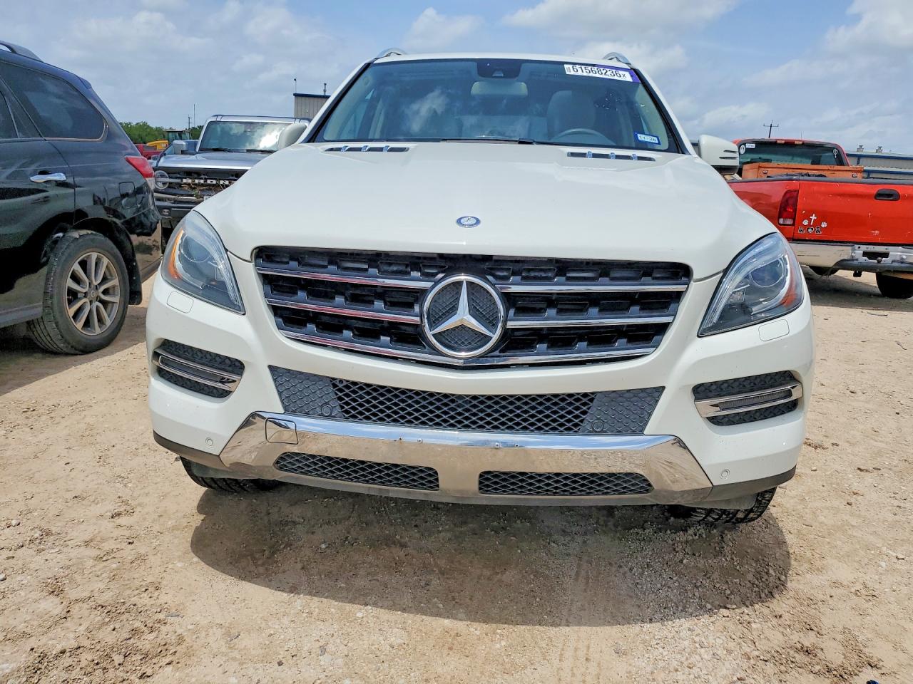 2013 Mercedes-benz Ml 350 4matic Белый vin: 4JGDA5HB3DA199686