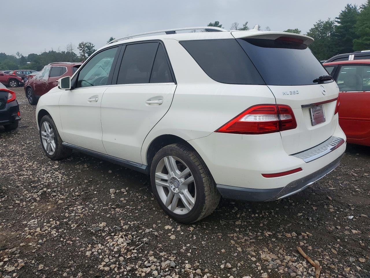2014 Mercedes-benz Ml 350 4matic Белый vin: 4JGDA5HB3EA269575