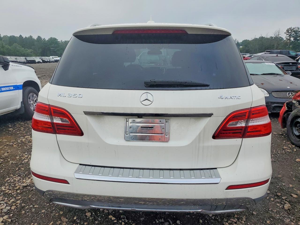 2014 Mercedes-benz Ml 350 4matic Белый vin: 4JGDA5HB3EA269575