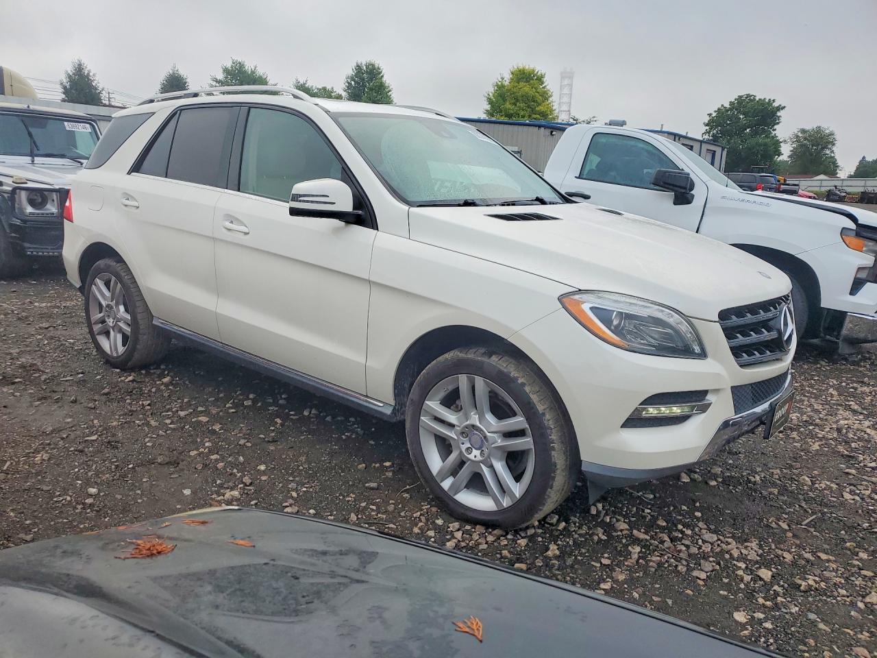 2014 Mercedes-benz Ml 350 4matic Белый vin: 4JGDA5HB3EA269575