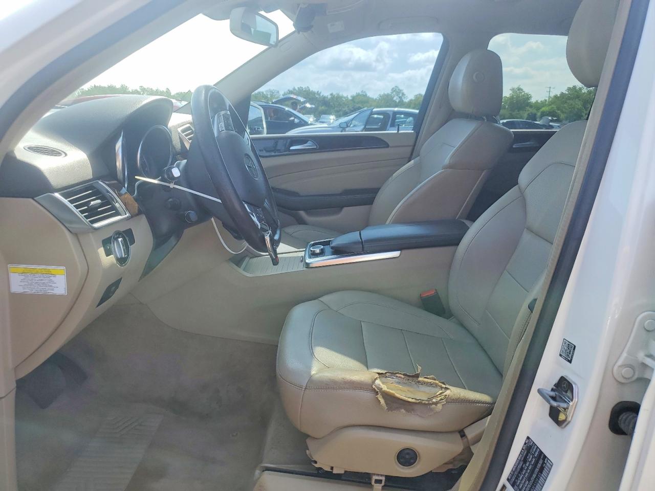 2014 Mercedes-benz Ml 350 4matic Белый vin: 4JGDA5HB3EA338183